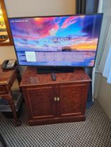 Two Door Cabinet In Burr Alder Inspired By English Design Of The Mid-18th Century, This Cabinet