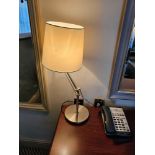 Chelsom Angle AL/52/DL/BN Table Lamp In Polished Chrome Arm Can Be Adjusted Vertically With The