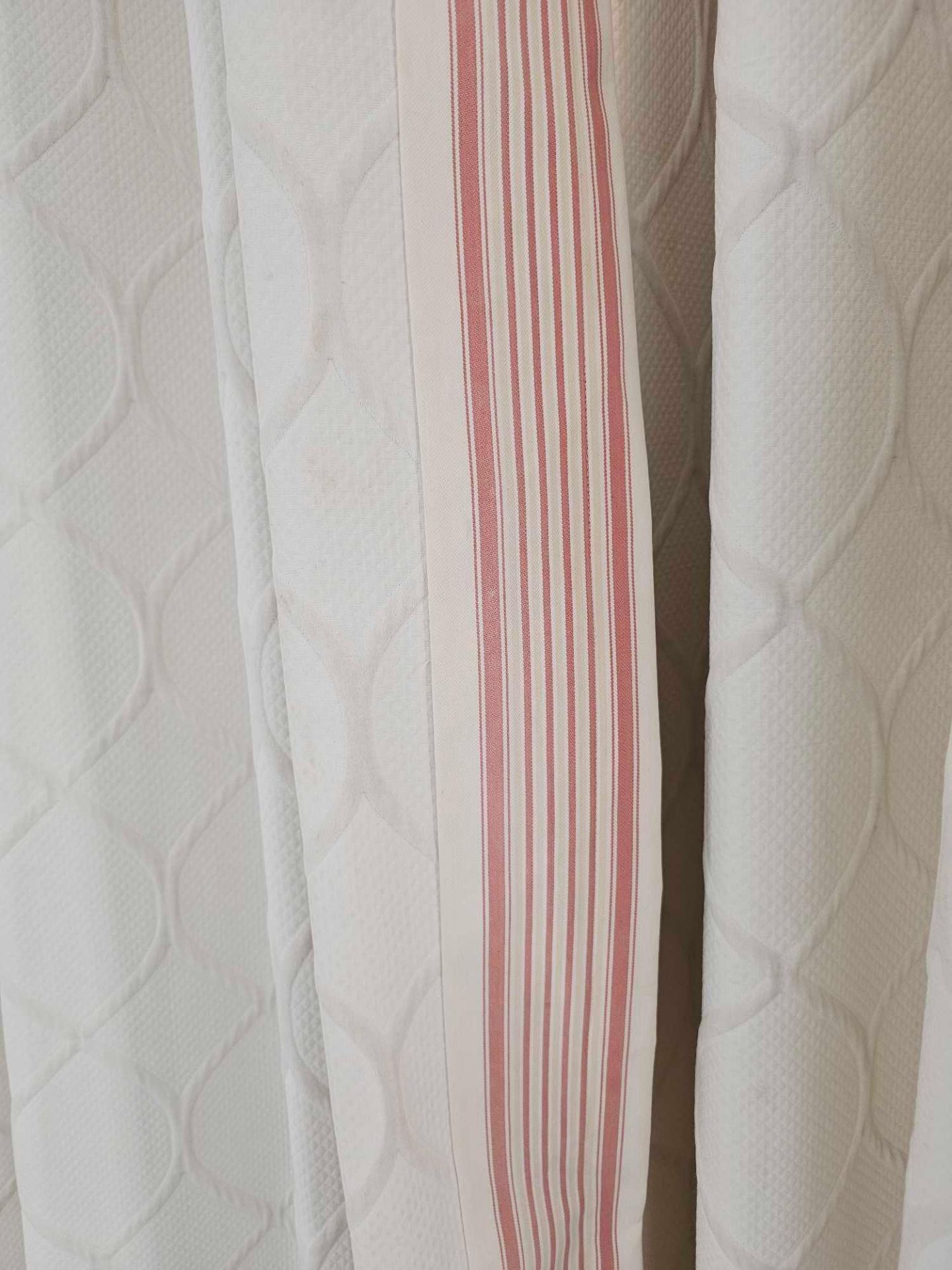 3 x Pairs Of Drapes The Cream Drapes Are A Magnificent Addition To Any Home, Draped From Ceiling - Image 3 of 4