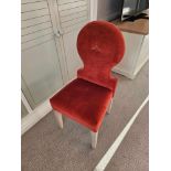 A Pair Of Chairs A Take On The Classic Spoonback Chair Features A Hardwood Frame Upholstered In A