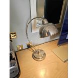 Heathfield & Co Oslo Polished Nickel Lamp (Loc: Room 126)