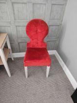 A Pair Of Chairs A Take On The Classic Spoonback Chair Features A Hardwood Frame Upholstered In A