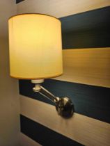 A Pair Of Chelsom Angle AL/52/W1/C Wall Lights In Polished Chrome Arms Swivel Left And Right