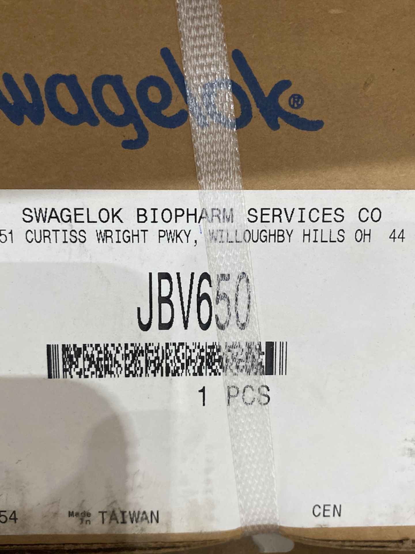 NEW IN THE BOX LOT OF 2 SWAGELOK JBV650 STAINLESS STEEL BALL VALVES - Image 2 of 3