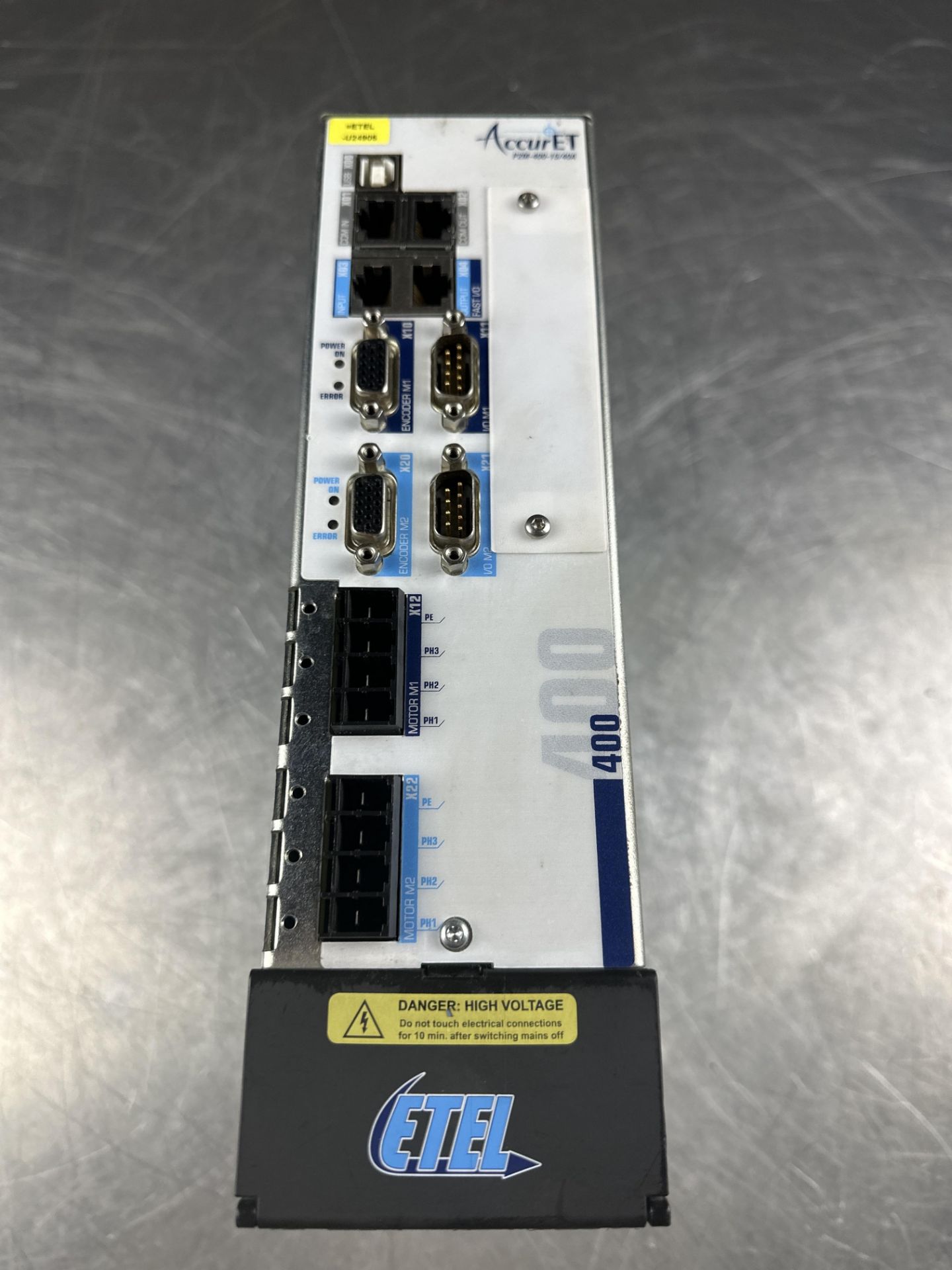 ETEL ACCURET P2M-400-15/40A MODULAR POSITION CONTROLLER - Image 3 of 6