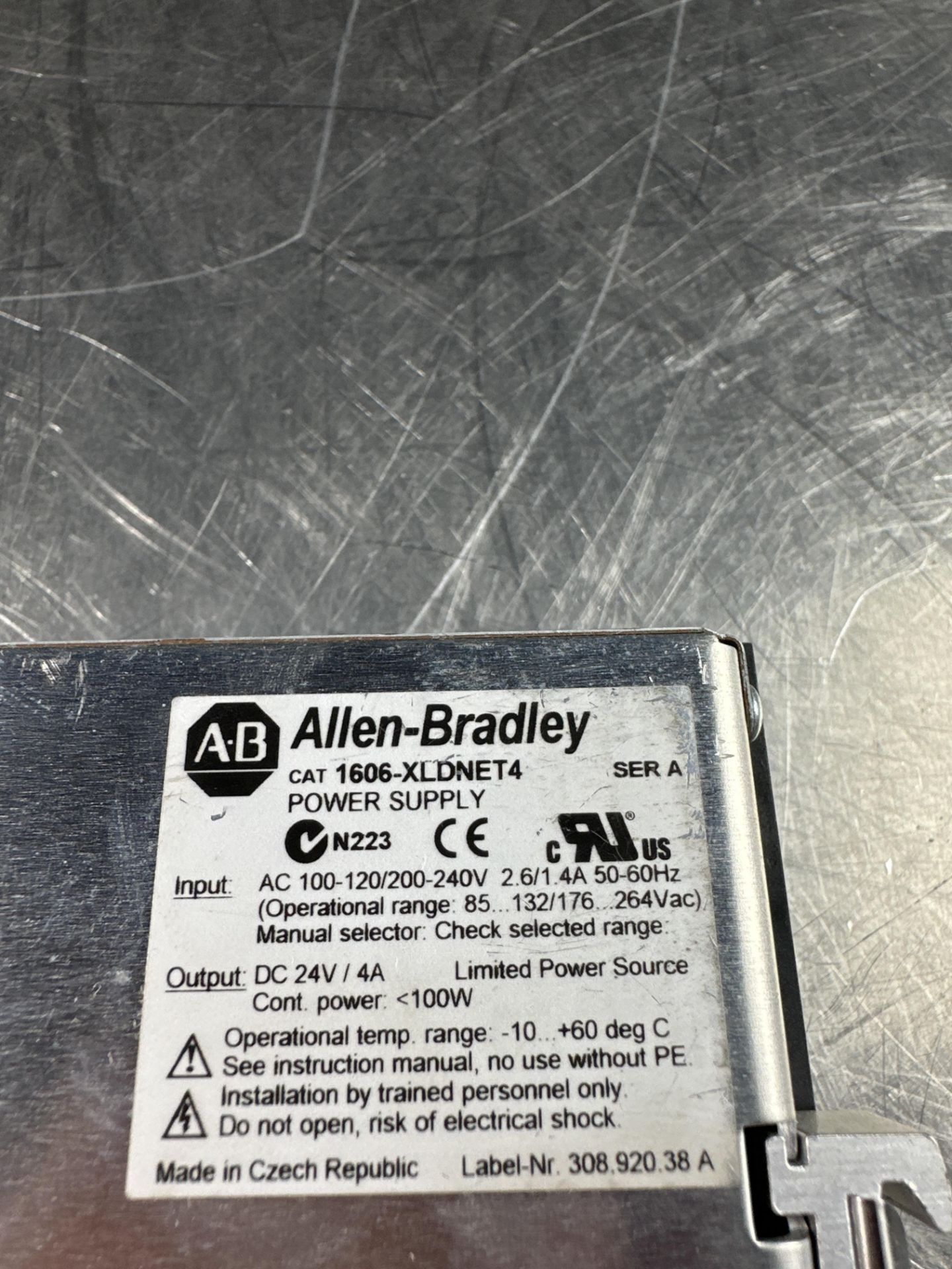 LOT OF 4 ALLEN BRADLEY 1606-XLDNET4 DIN RAIL POWER SUPPLIES - Image 5 of 5