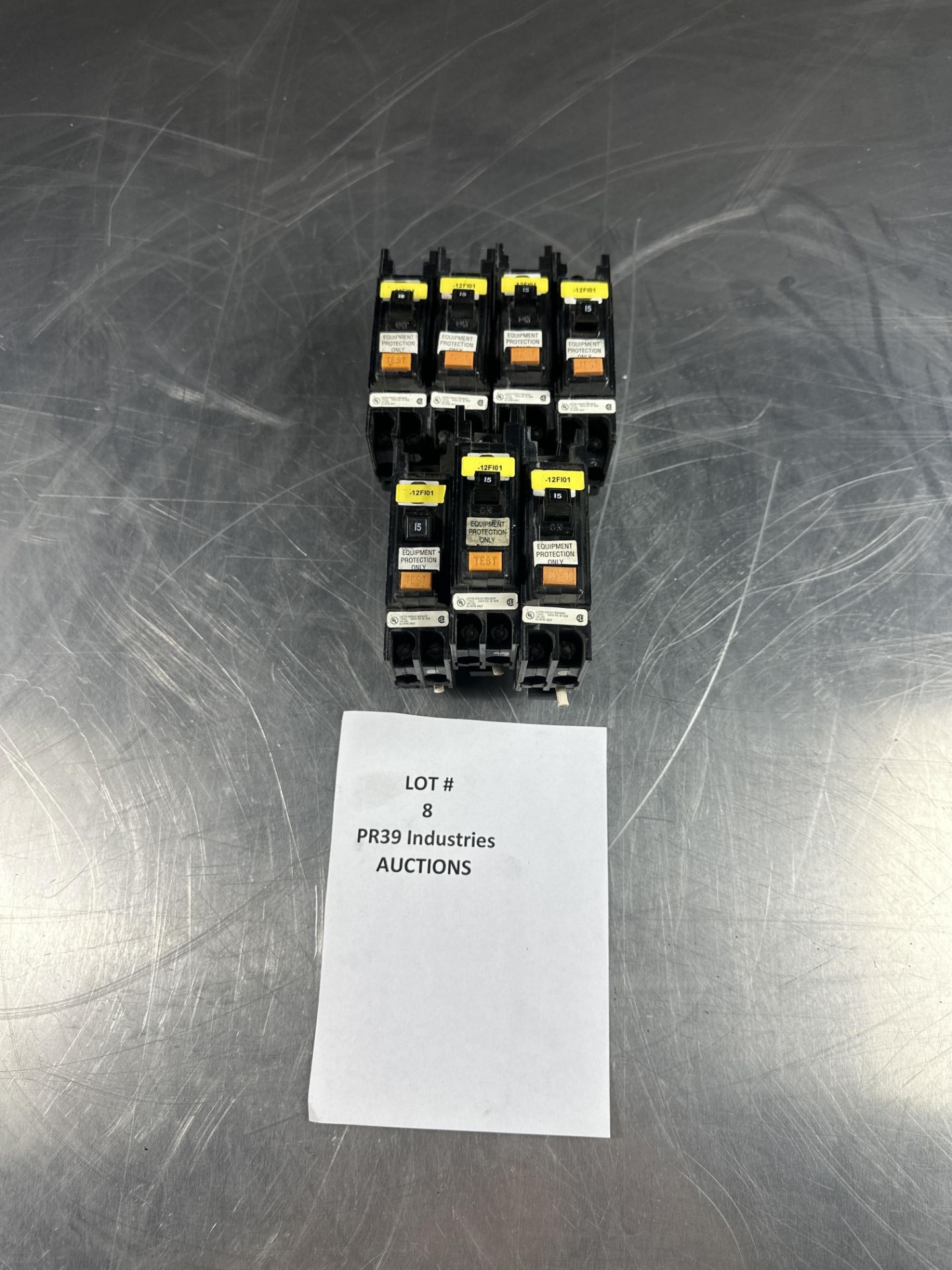 LOT OF 7 ALLEN BRADLEY 1492-MCEA115 MINI CIRCUIT BREAKER