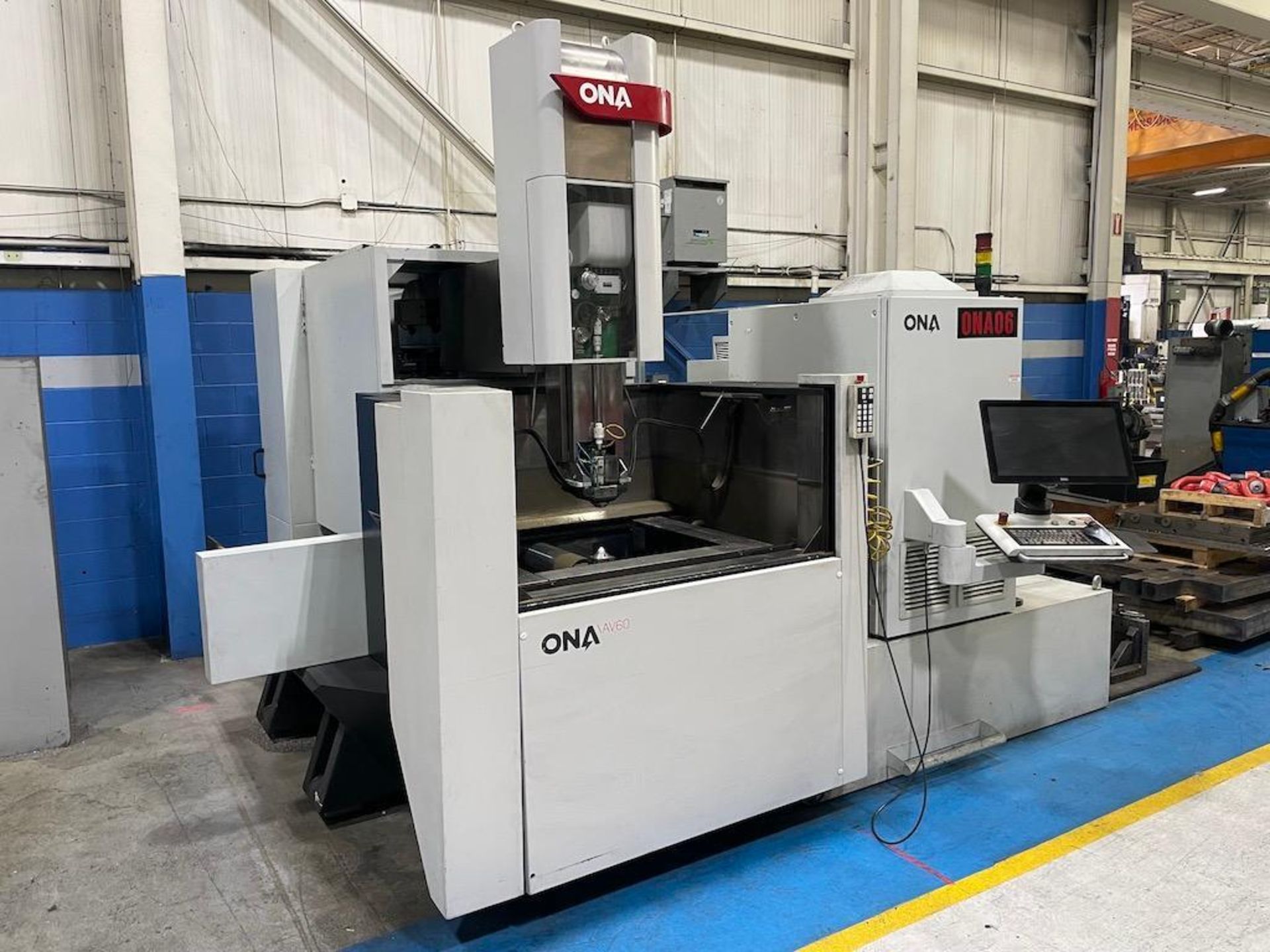 ONA AV-60 CNC Wire EDM, 51.2" x 40.9" x 19.7" Max. Work Dimensions, Travels X-31.5" Y-23.6", Z-19.7"