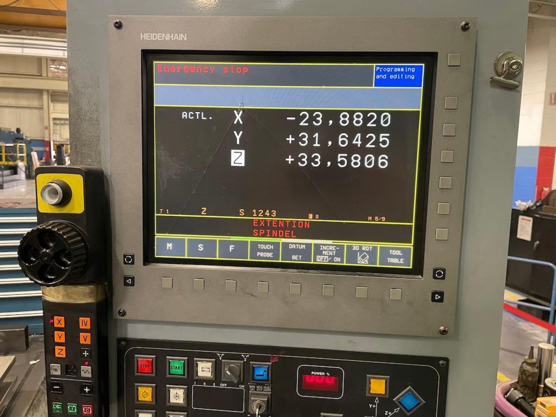 FPT Sirio-M Ram Type Travelling Column CNC Horizontal Boring Mill, Heidenhain 426 CNC Control, 40 AT - Image 3 of 20