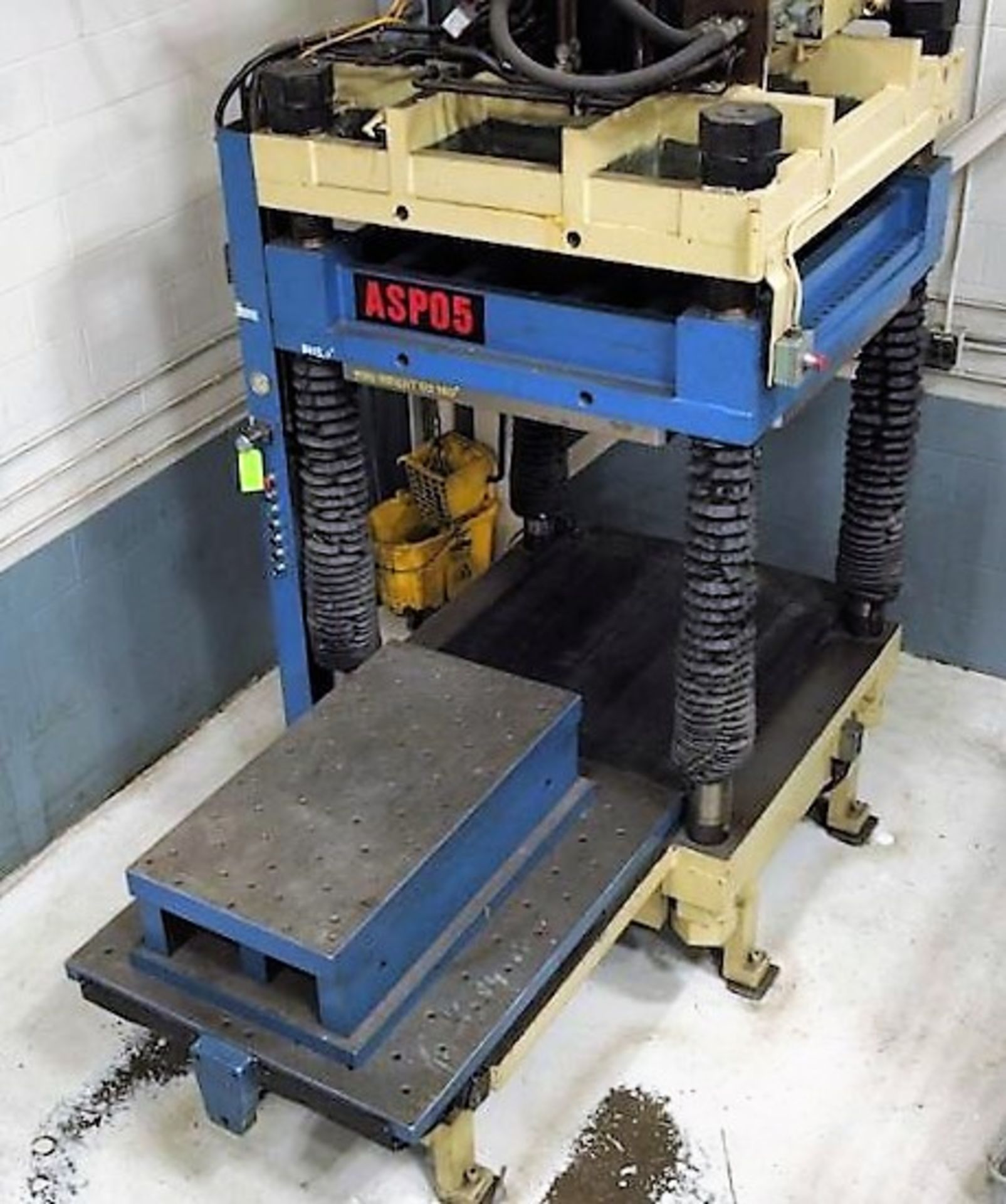 Spotting Press, Approx 50 Ton, 52" x 40" Platen, 15"-40" Shut Height, Tri-Tec Controls, Roll in Bols - Image 11 of 11