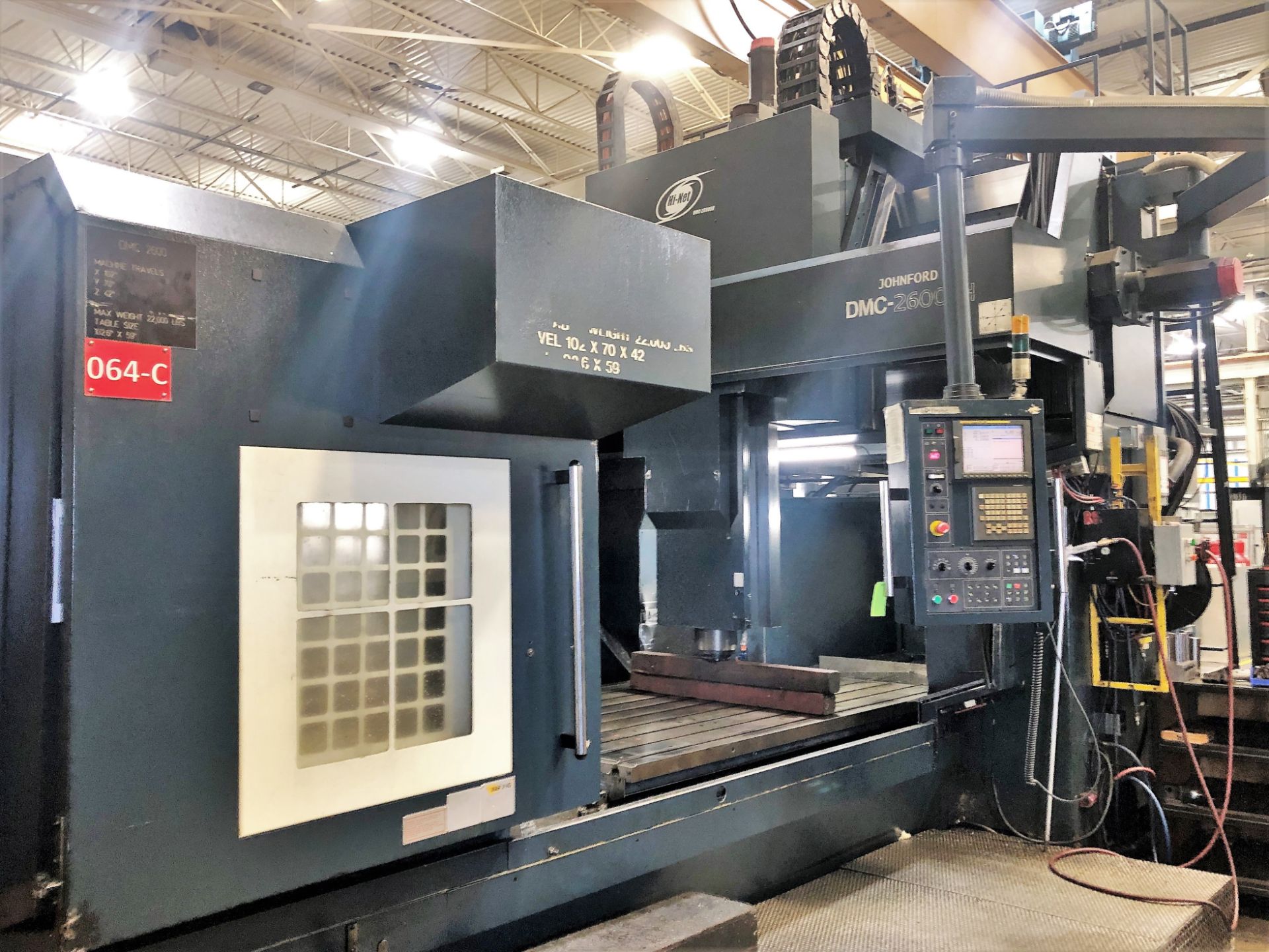 Johnford DMC-2600SH High Speed CNC Double Column Vertical Machining Center, Fanuc 18iMB CNC Control,