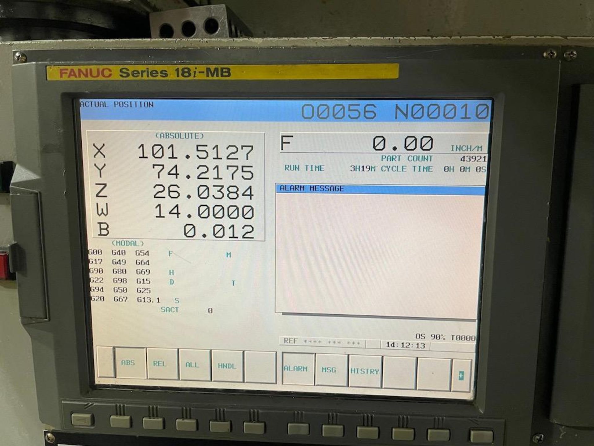 Awea BL4024S CNC Table Type Horizontal Boring Mill, Fanuc 18i-MB CNC, 4.7" Spindle Diameter, Travels - Image 5 of 16