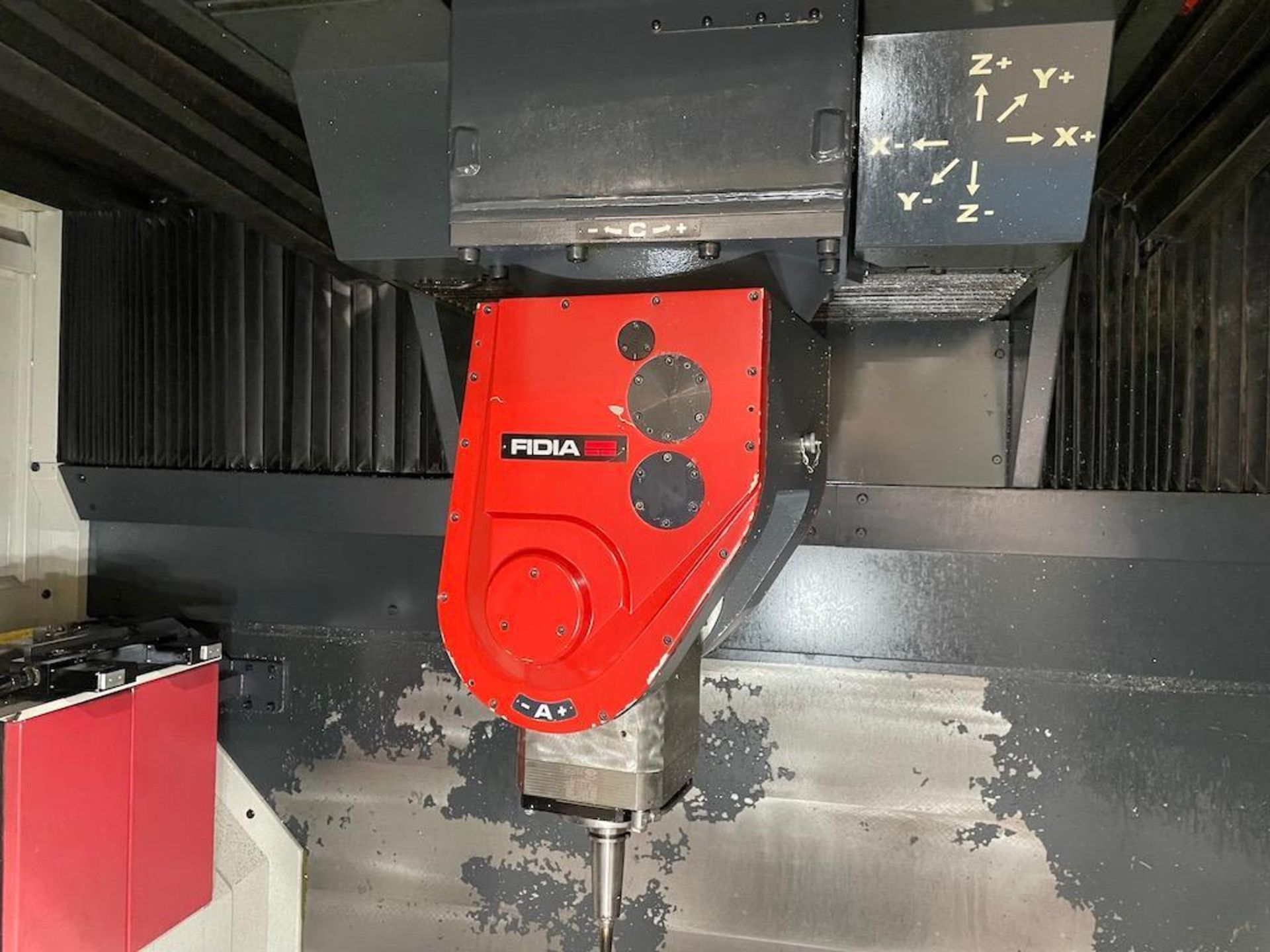 Fidia K197/BHS 5-Axis High Speed CNC Vertical Machining Center, Fidia C20 CNC Control, 2-Axis Contou - Image 3 of 18