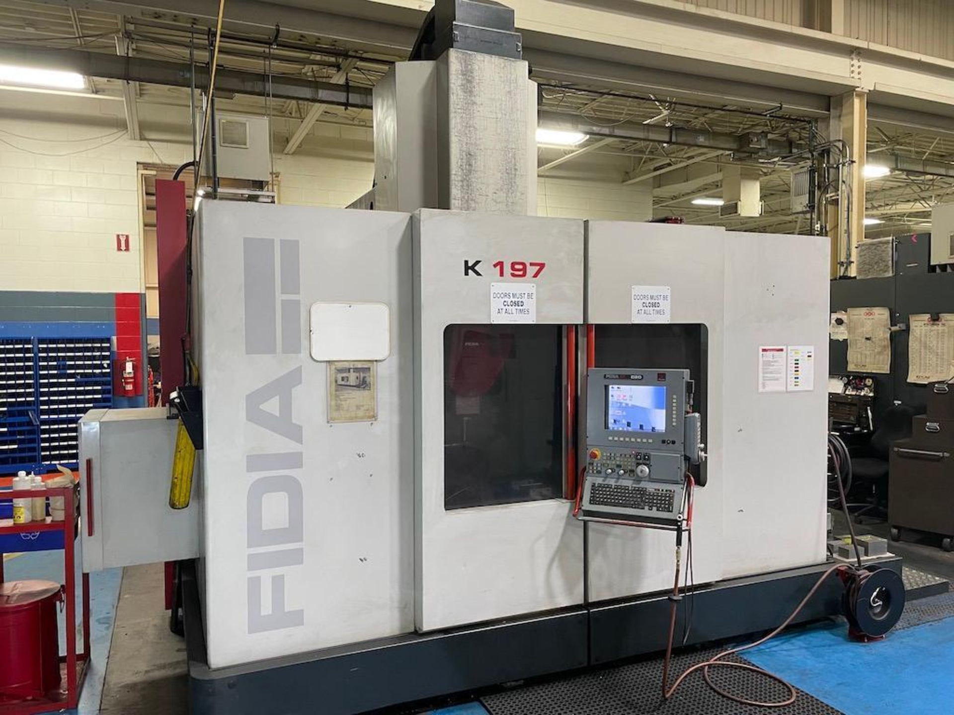Fidia K197/BHS 5-Axis High Speed CNC Vertical Machining Center, Fidia C20 CNC Control, 2-Axis Contou