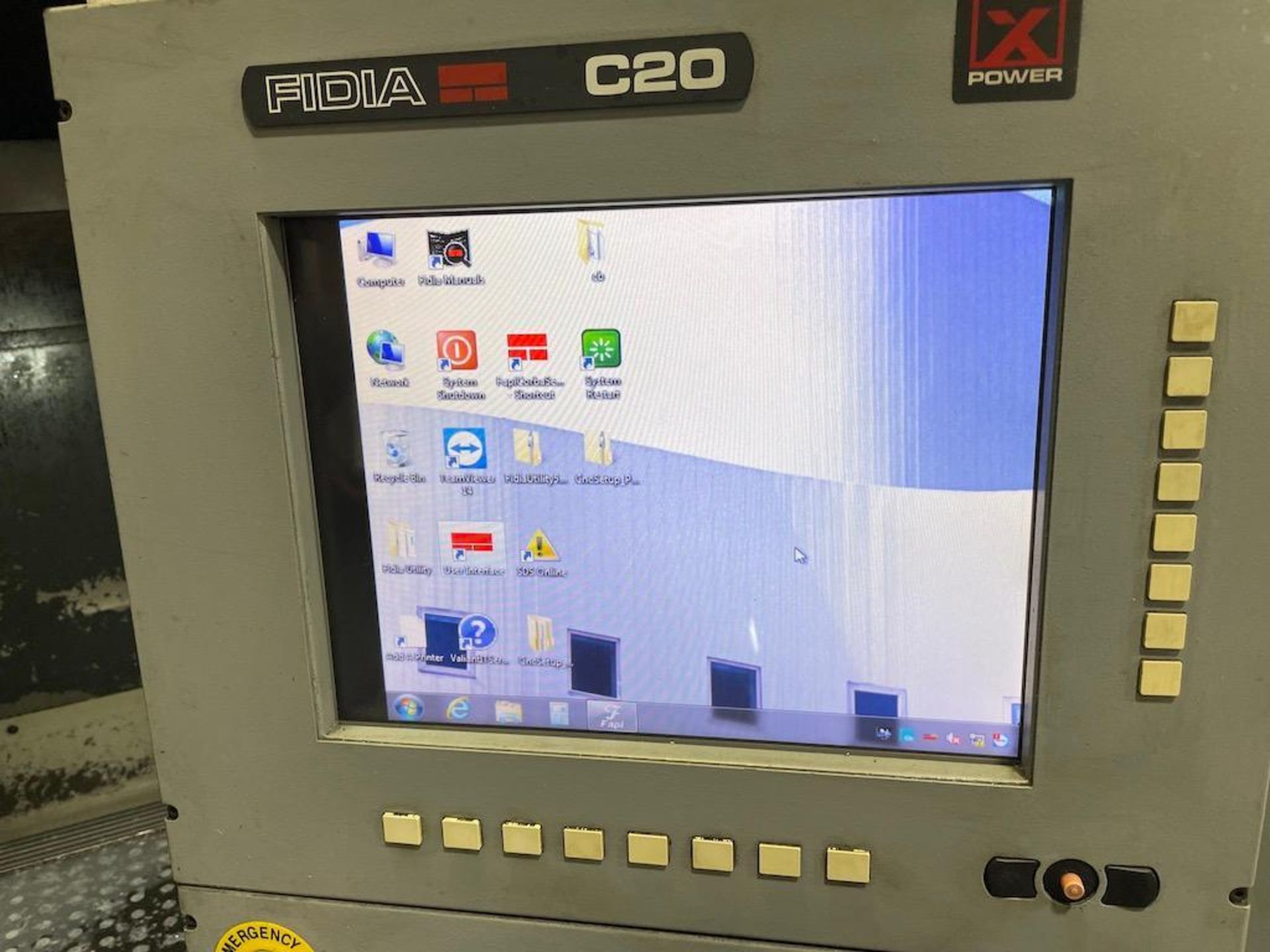 Fidia K197/BHS 5-Axis High Speed CNC Vertical Machining Center, Fidia C20 CNC Control, 2-Axis Contou - Image 7 of 18