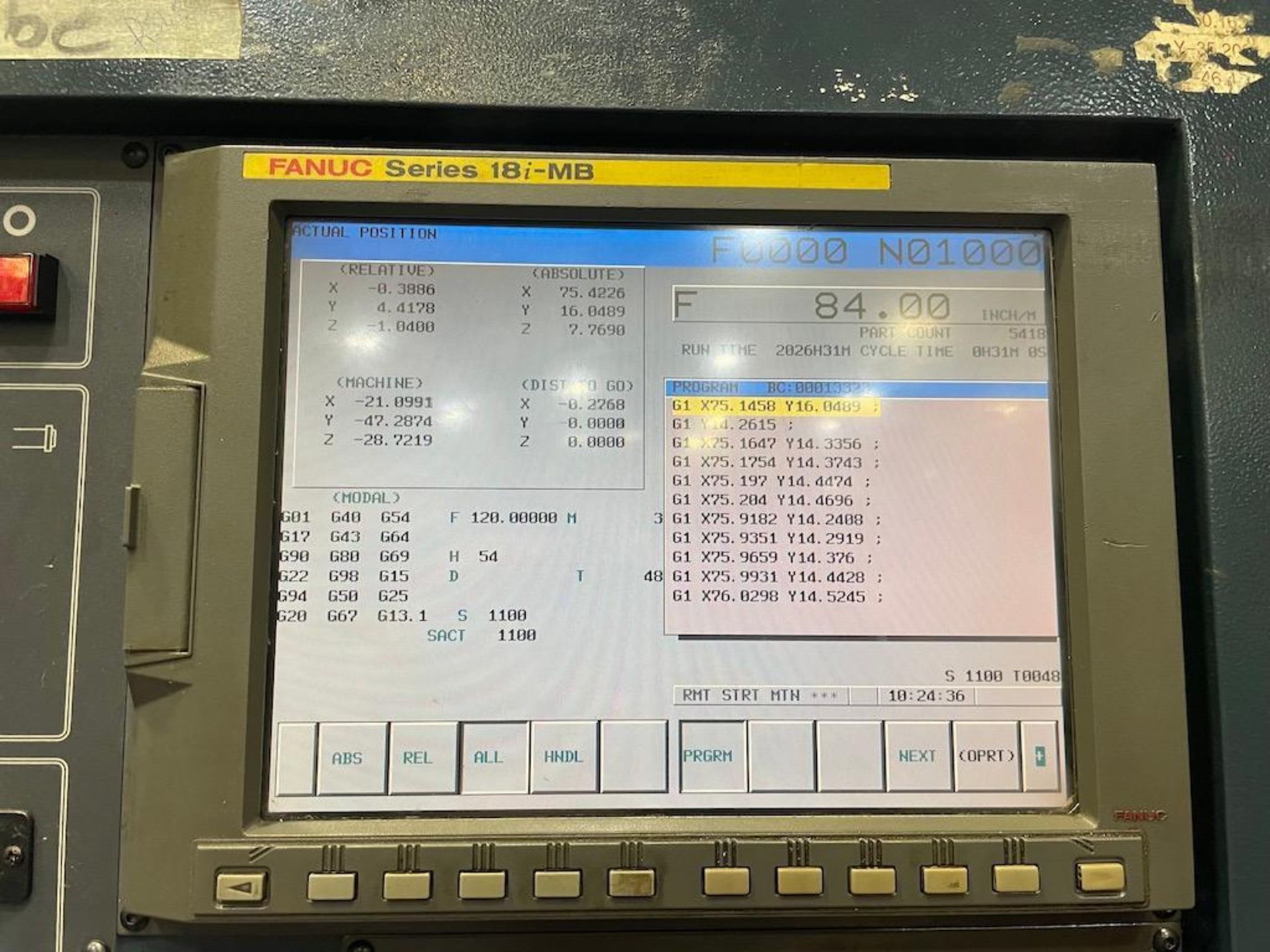 Johnford DMC-2600SH High Speed CNC Double Column Vertical Machining Center, Fanuc 18iMB CNC Control, - Image 5 of 16