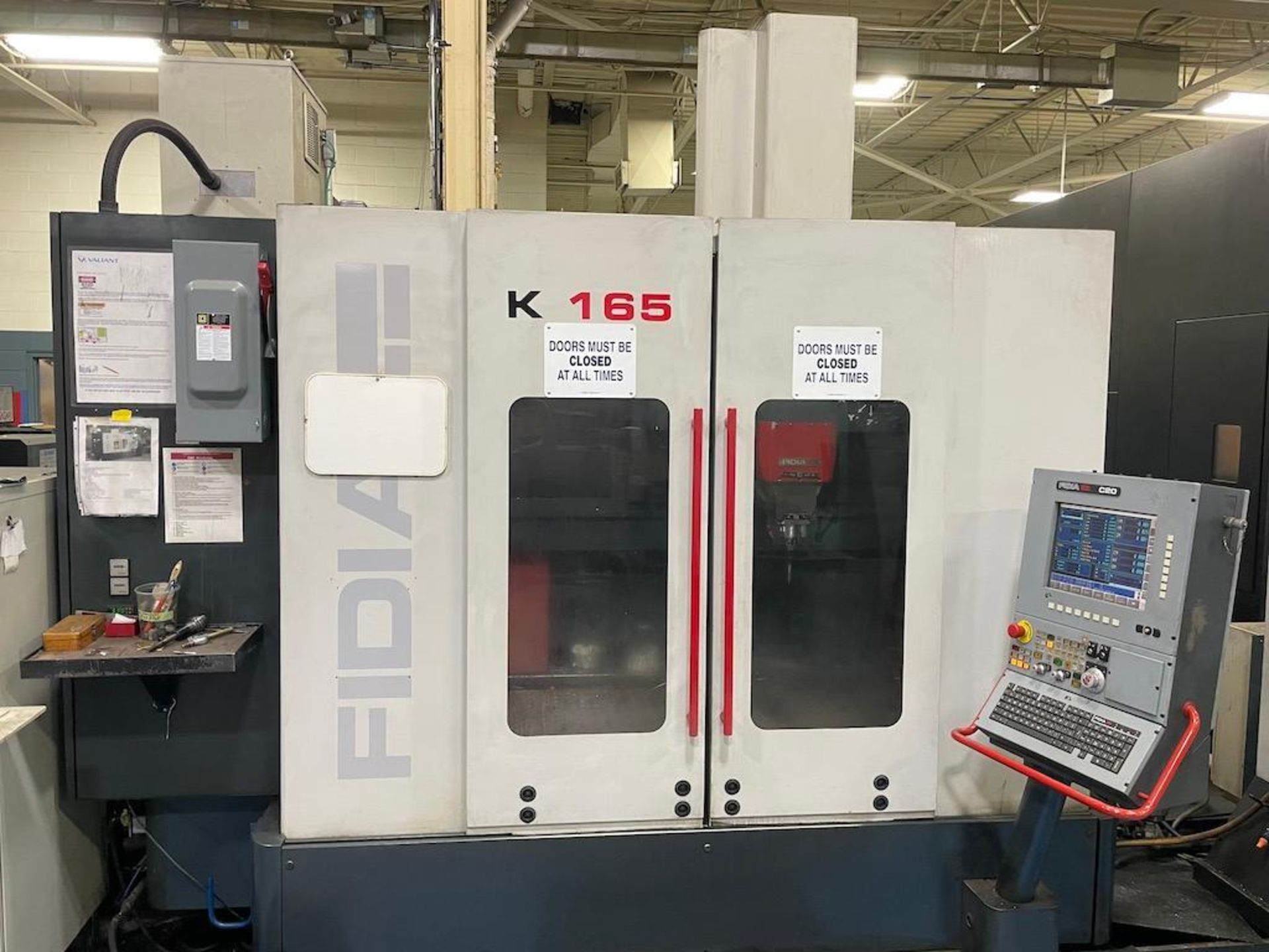 Fidia K165/BHS 3 + 2 High Speed CNC Vertical Machining Center, Fidia C20 CNC Control, Travels X-39.3 - Image 14 of 17