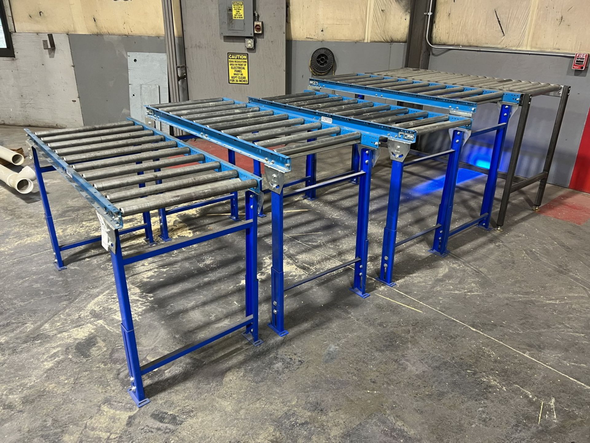 (5) 5'x22" Roller Conveyor Sections - Image 2 of 3