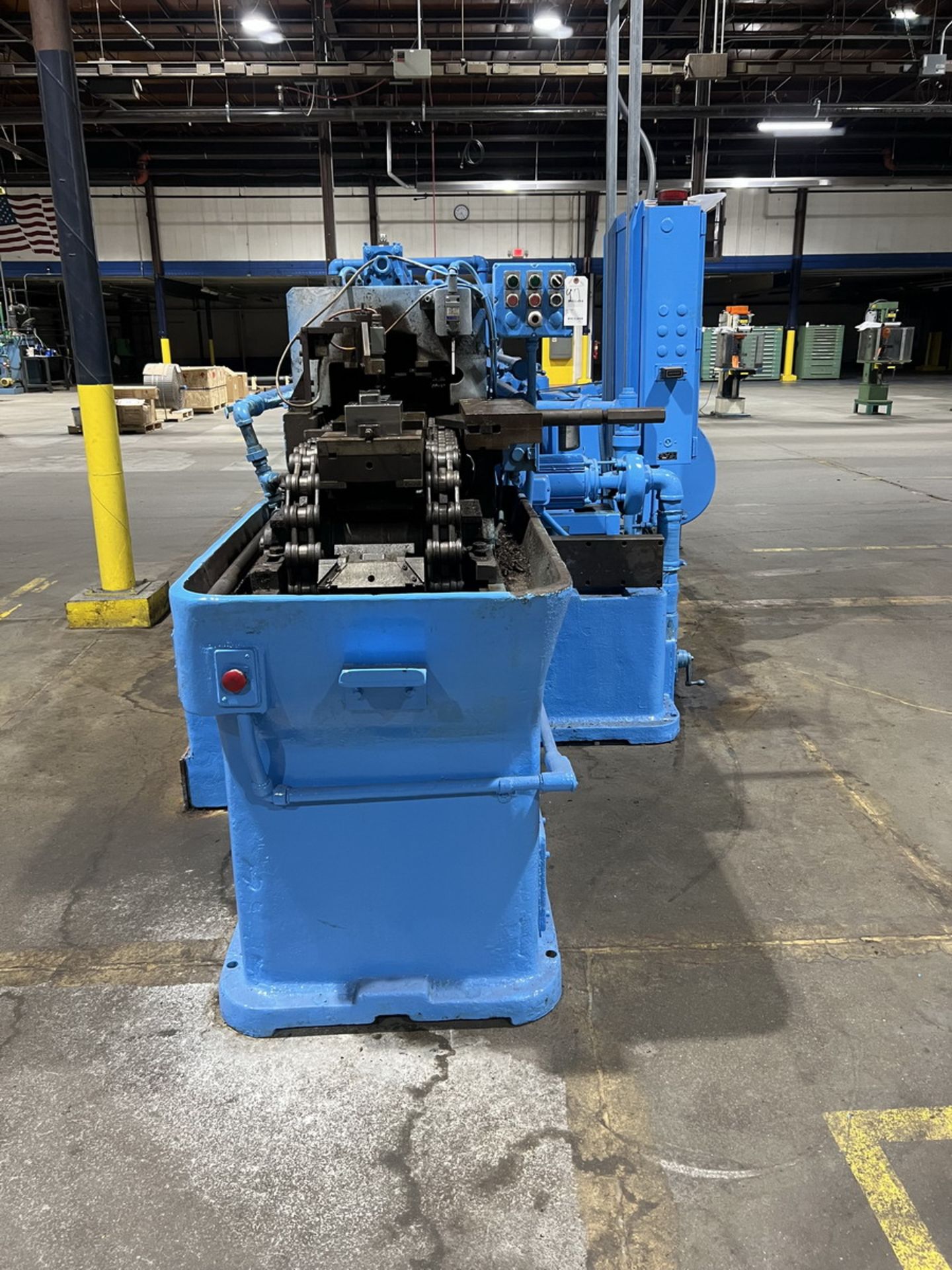 The Foote-Burt Co. No. 12-1/2-15-15L 15-Ton x 110" Horizontal Hydraulic Continuous Broaching Machine