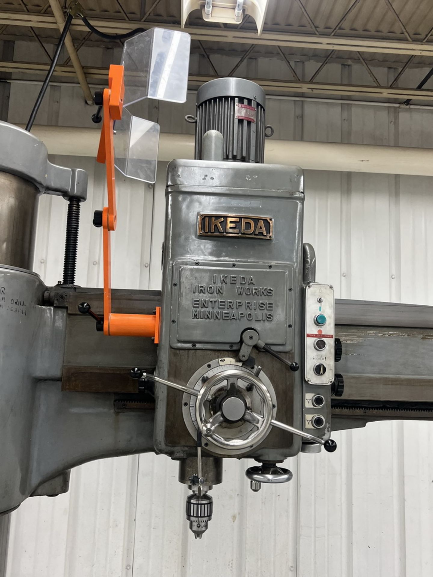 1977 Ikeda Iron Works Type RM1300 Radial Arm Drill - Image 6 of 12