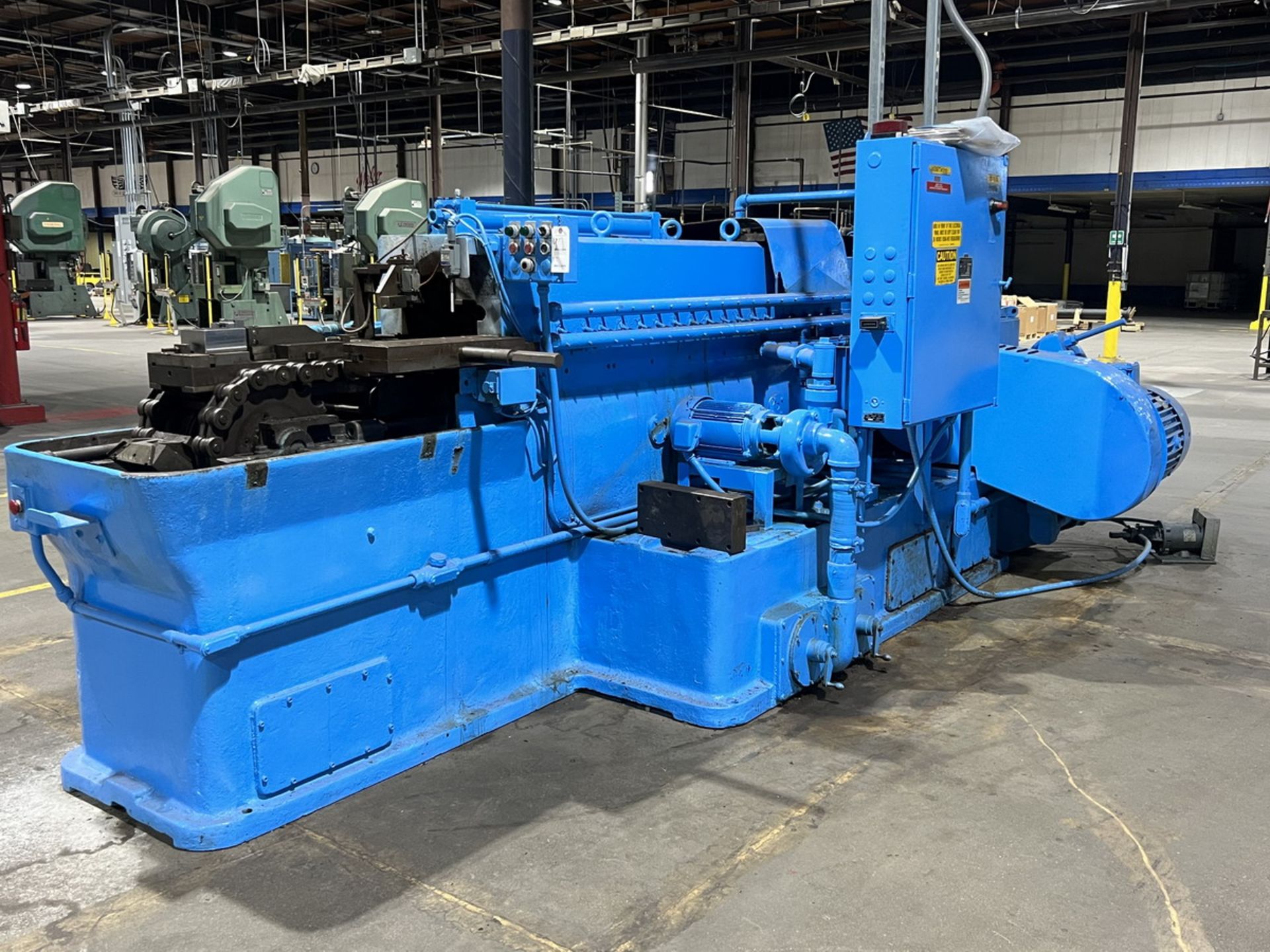 The Foote-Burt Co. No. 12-1/2-15-15L 15-Ton x 110" Horizontal Hydraulic Continuous Broaching Machine - Image 5 of 13