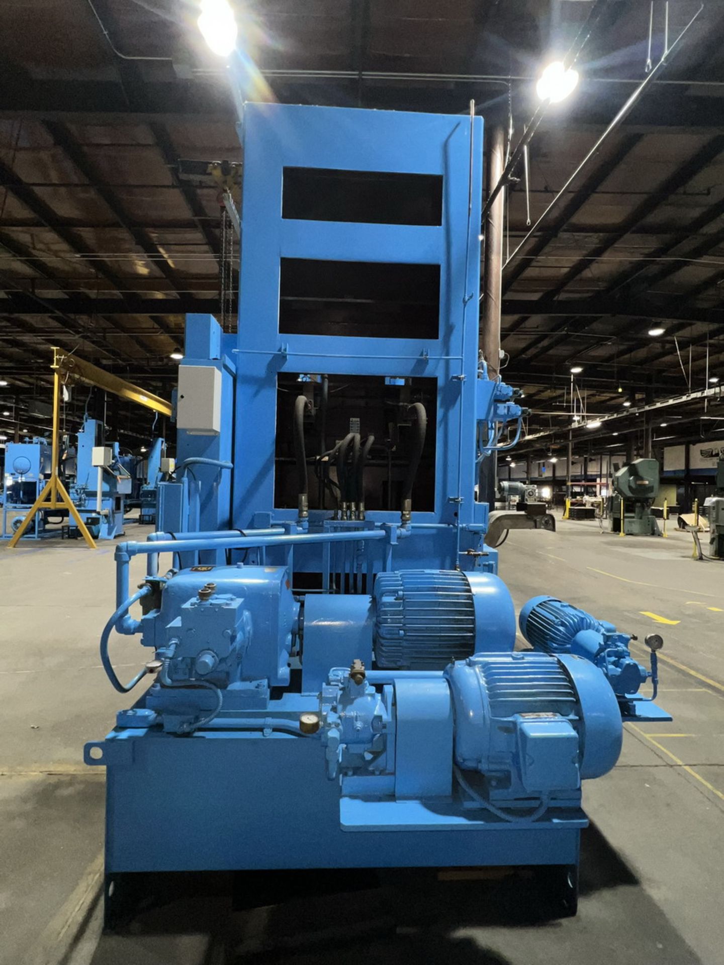 Detroit VTT-10-66 10-Ton x 66" Twin Ram Vertical Hydraulic Broaching Machine - Image 3 of 18