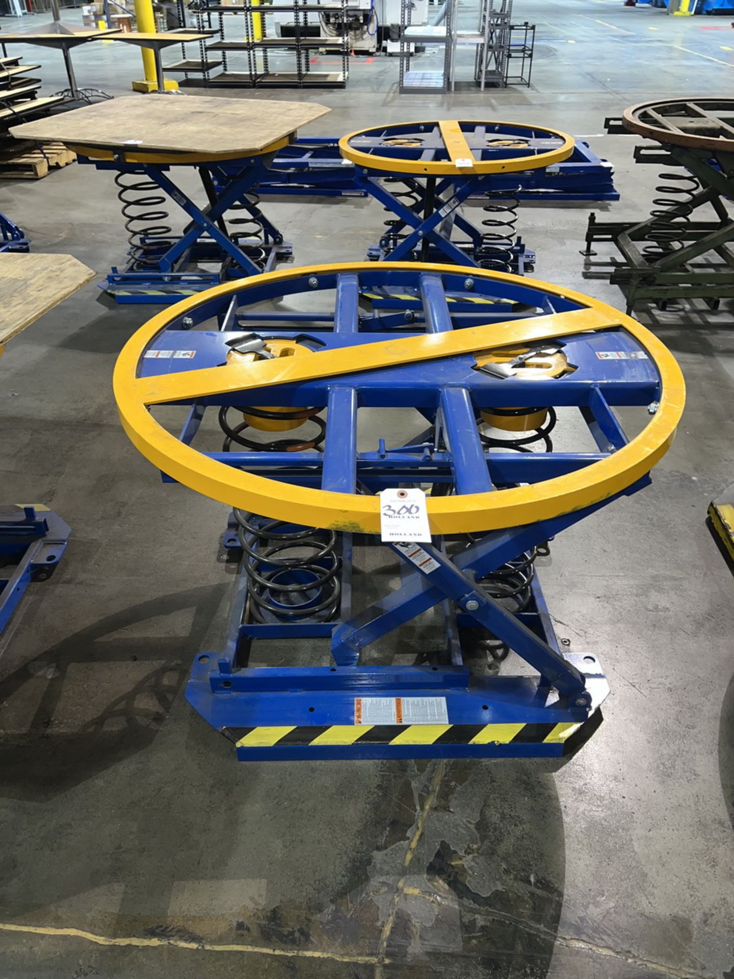 Uline H-8935 4500Lb. 44" Spring Loaded Rotary Lift Table