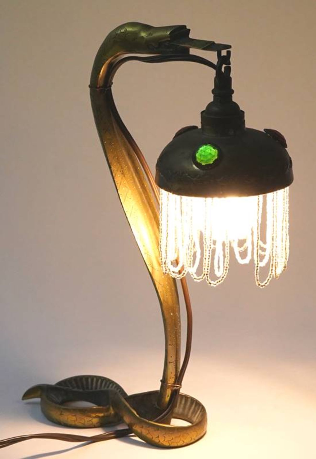 Art Nouveau table lamp - Image 4 of 4