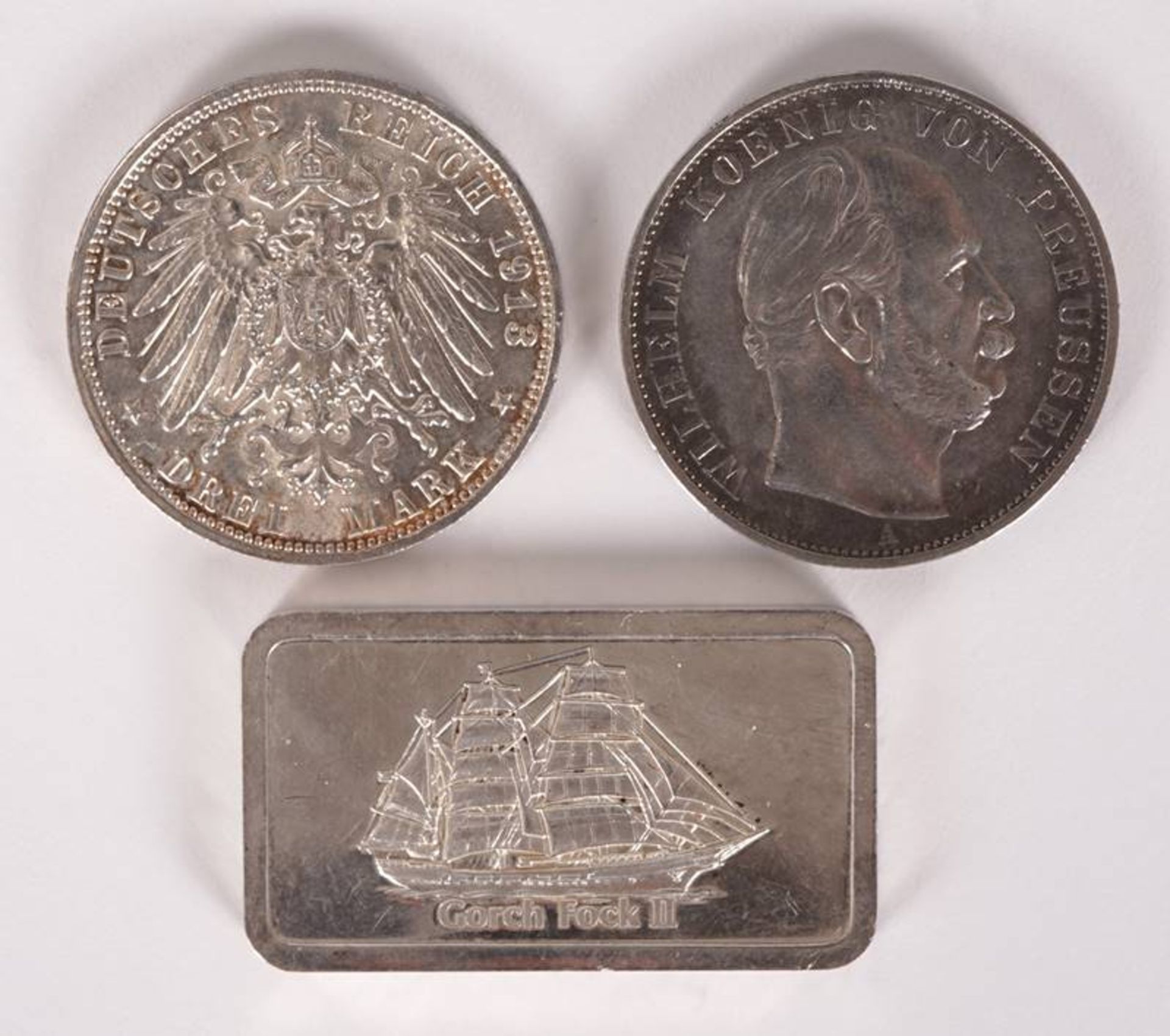 Zwei Münzen Kaiserreich - Bild 2 aus 2
