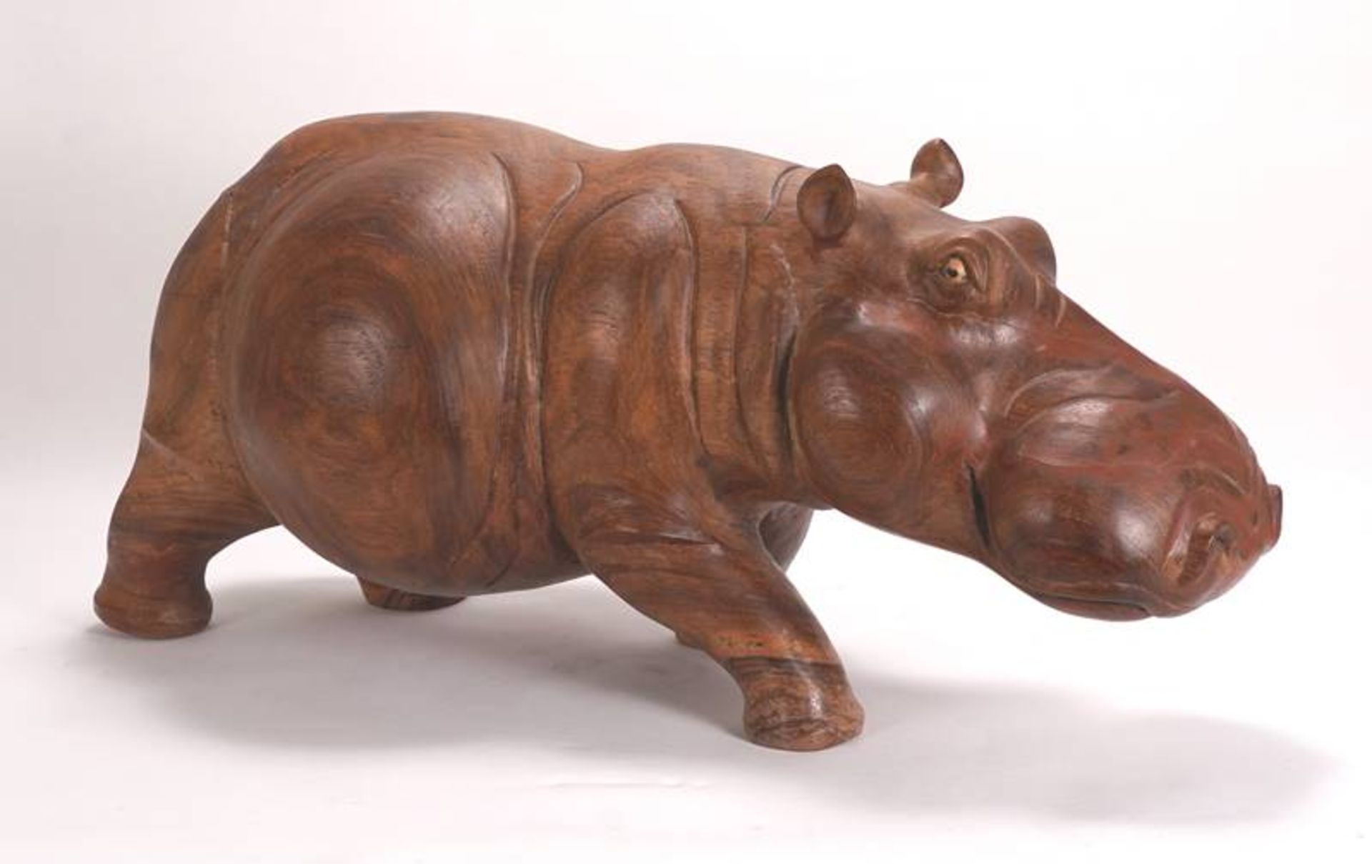 Large hippo figurine - Image 2 of 5