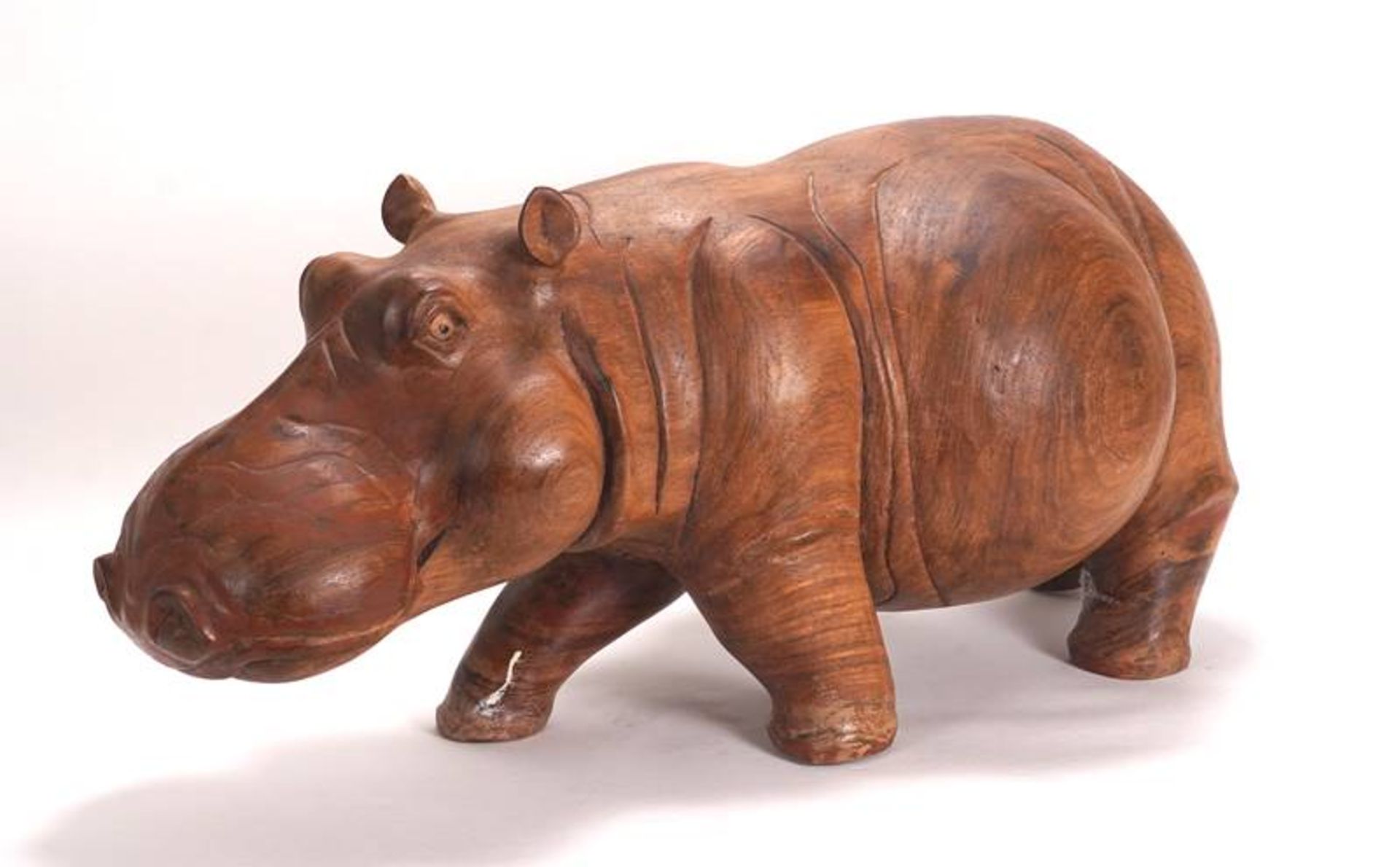 Large hippo figurine