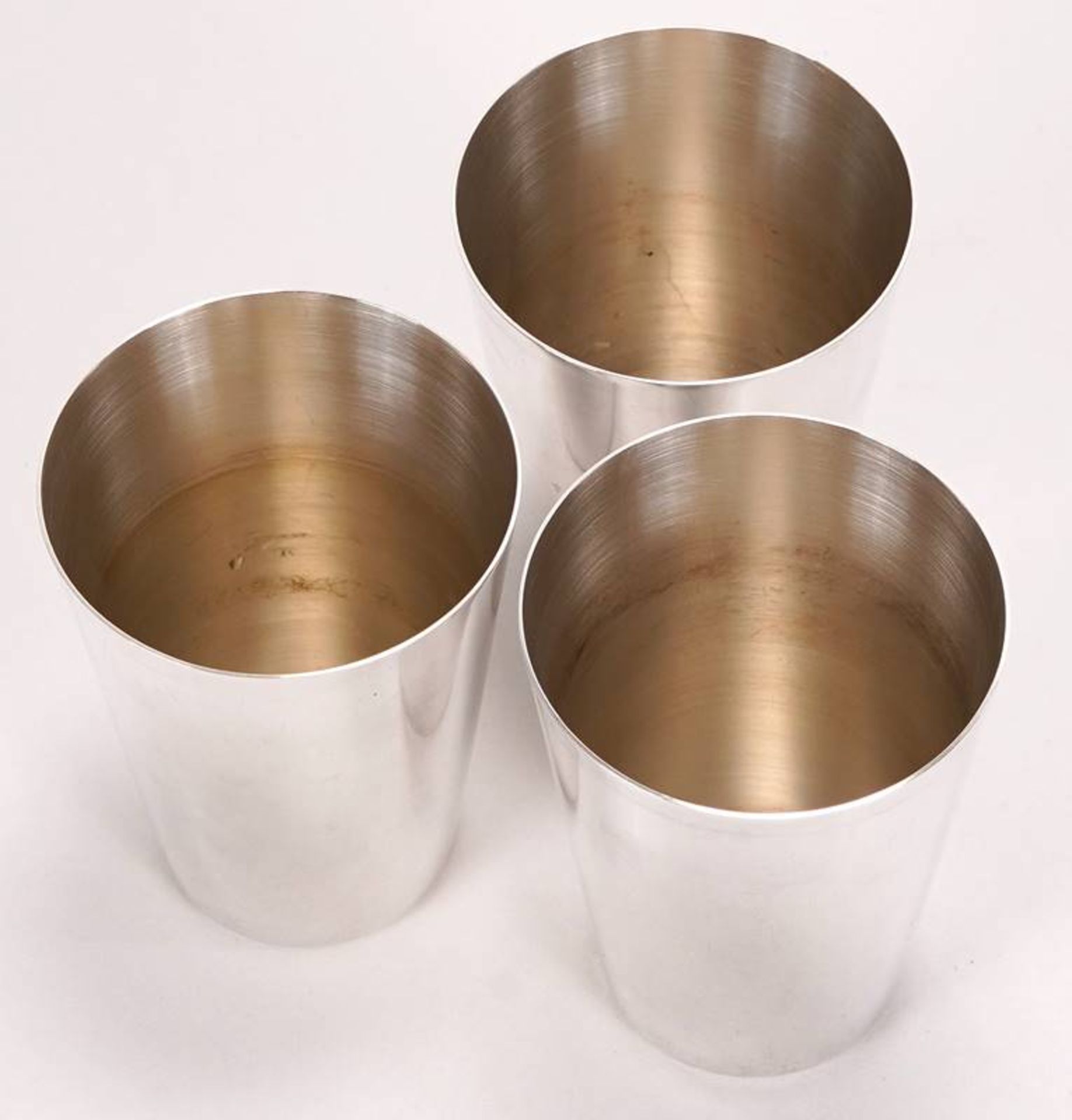 Three silver cups - Image 2 of 4