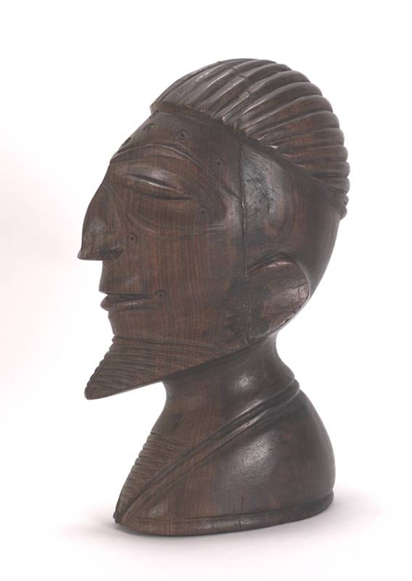 Wooden bust - Image 2 of 4