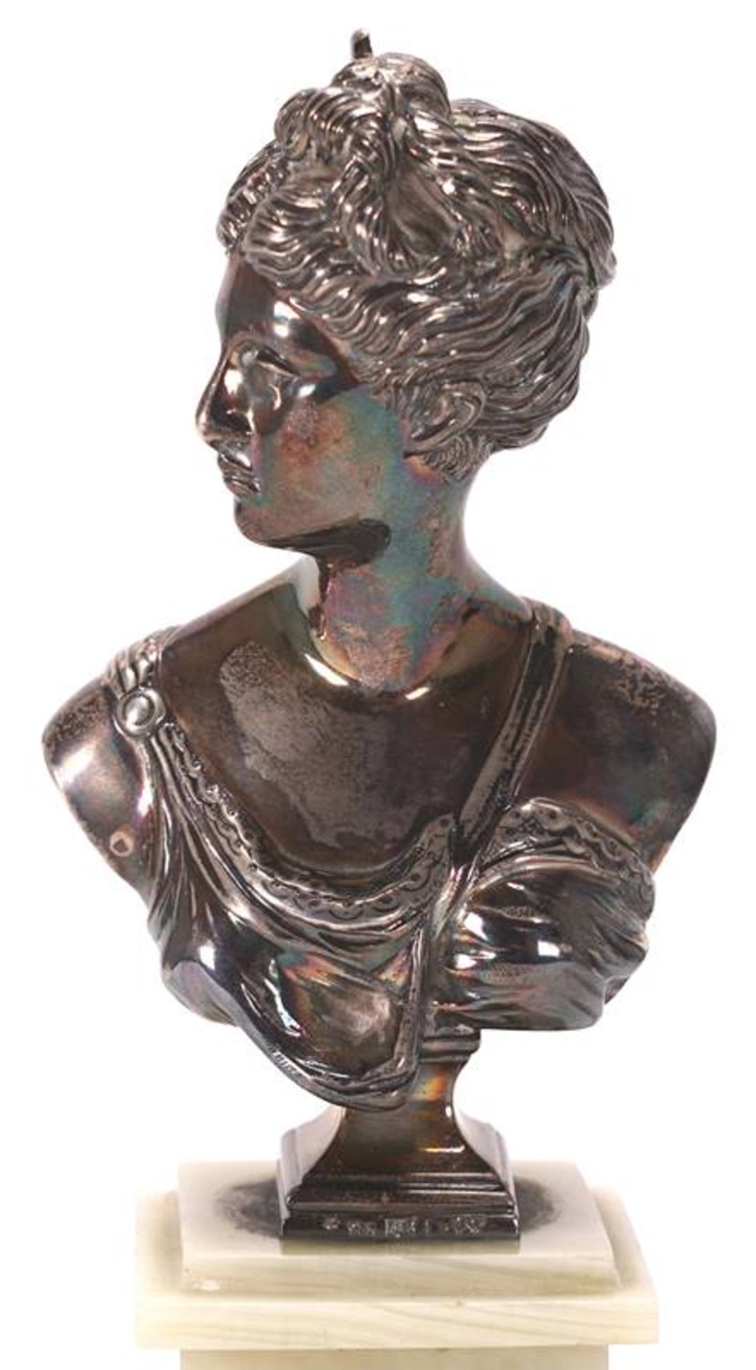 Silver bust - Image 2 of 6