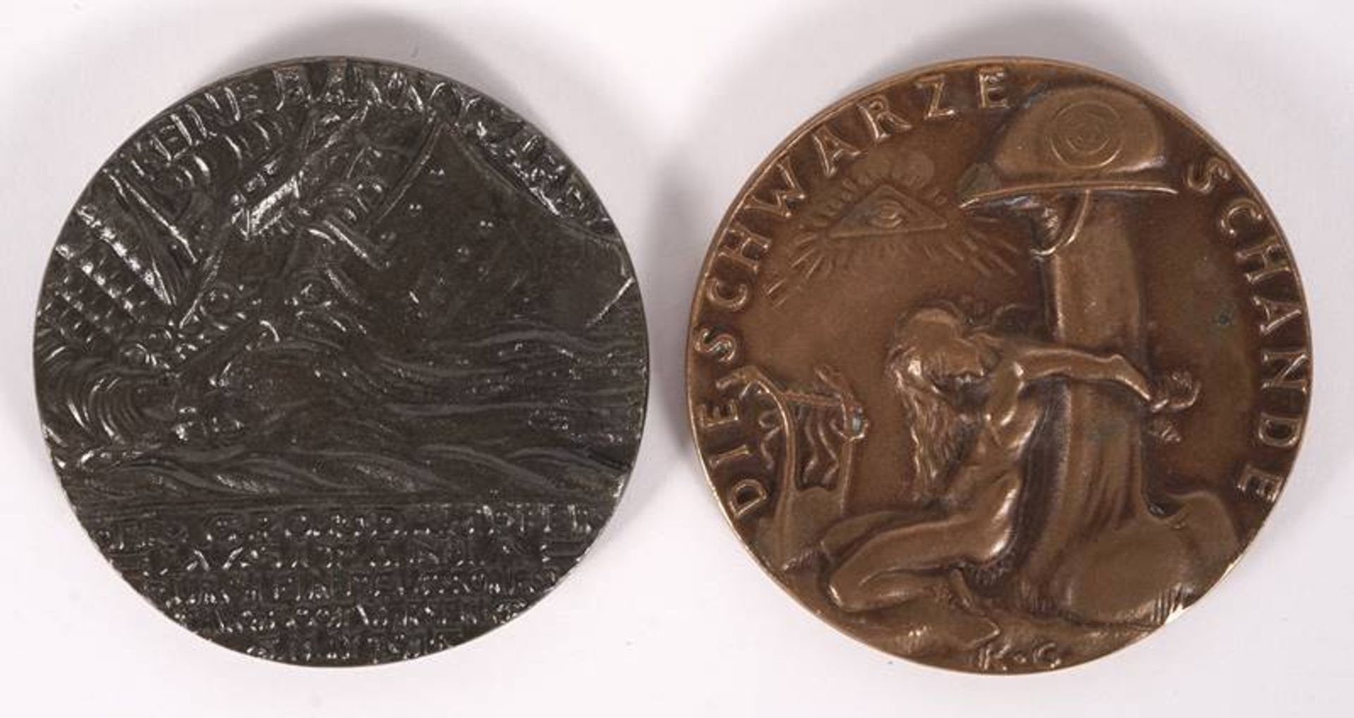 Two medals Karl Goetz