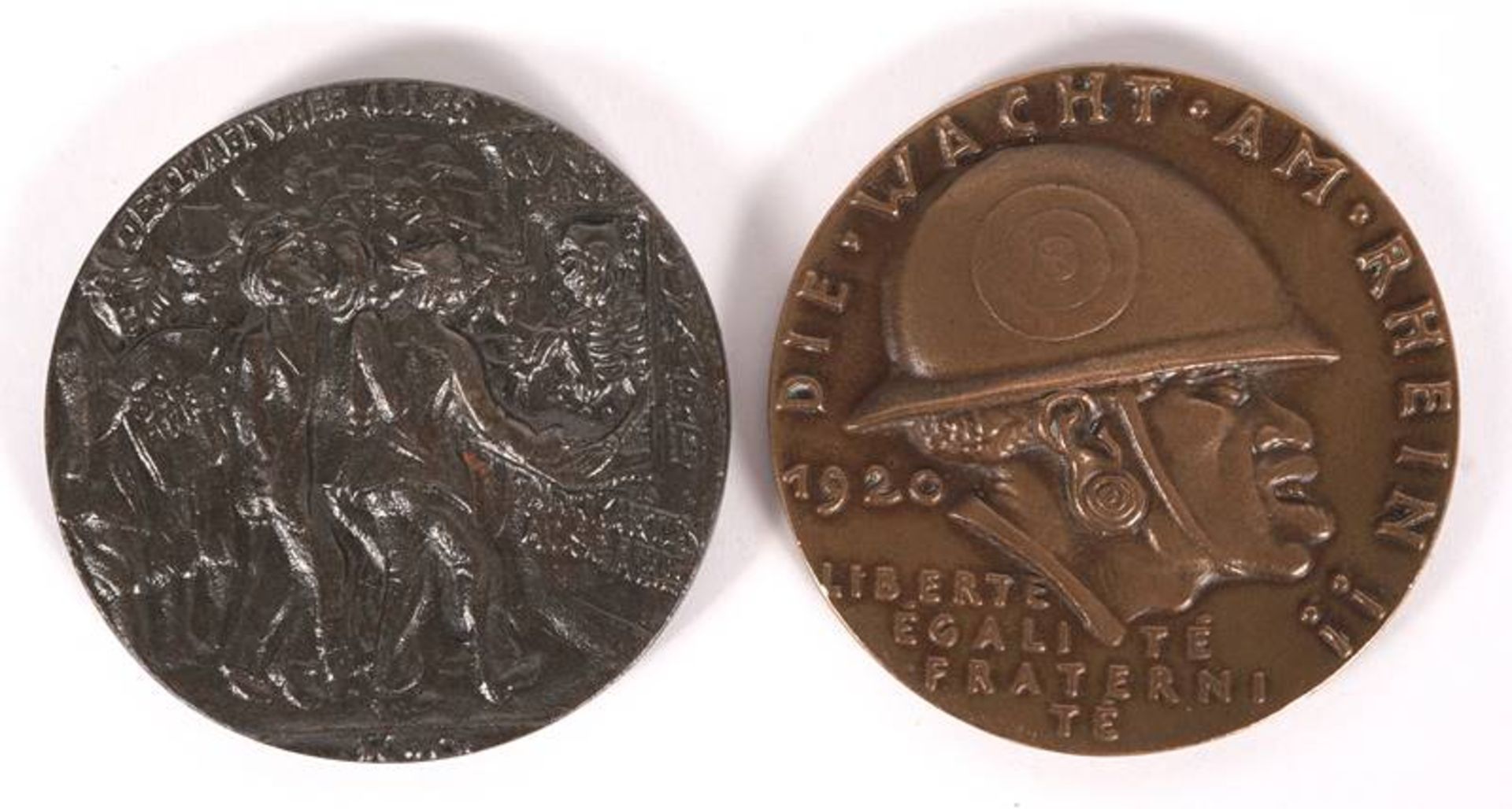 Two medals Karl Goetz - Image 2 of 2