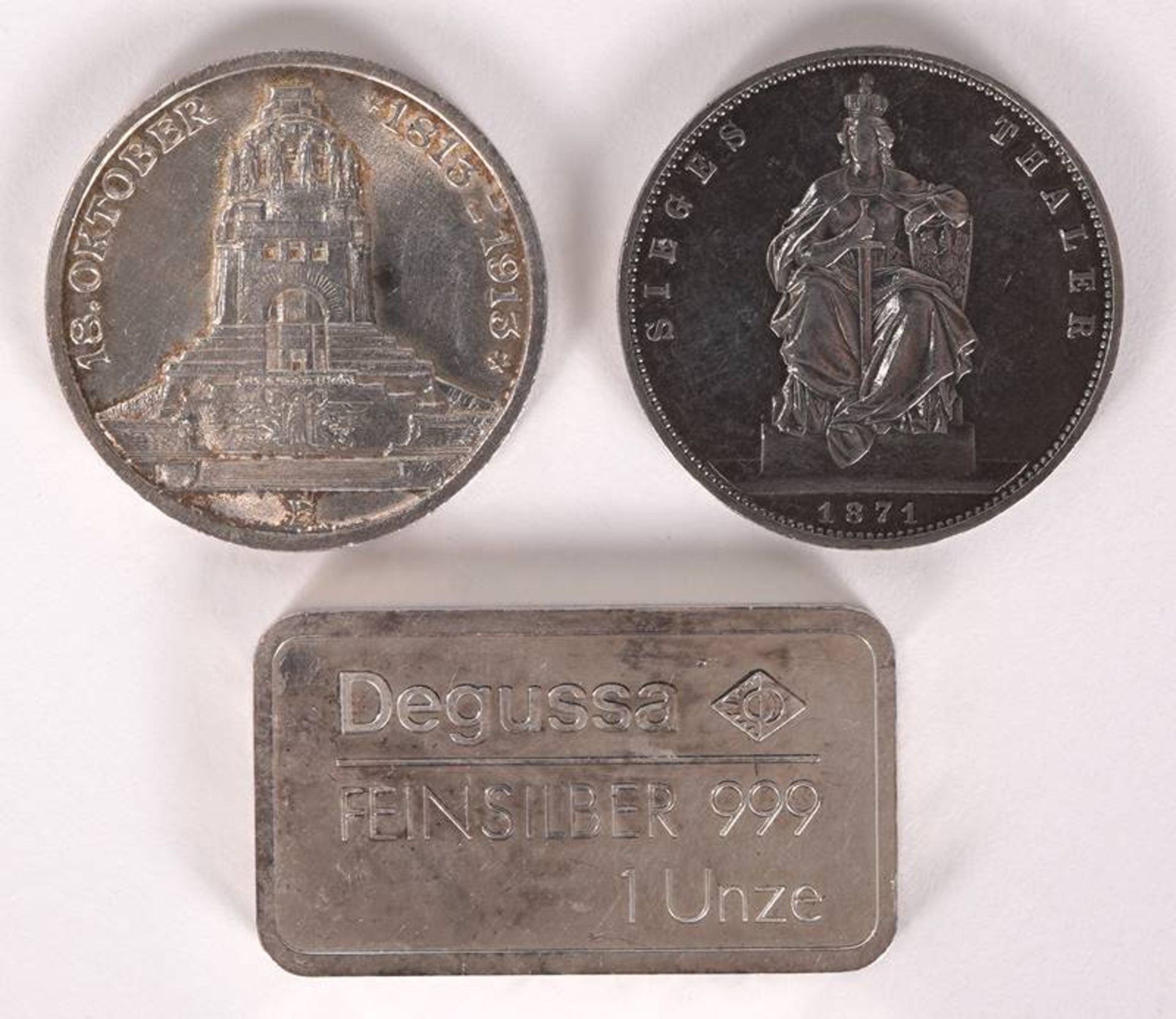 Zwei Münzen Kaiserreich