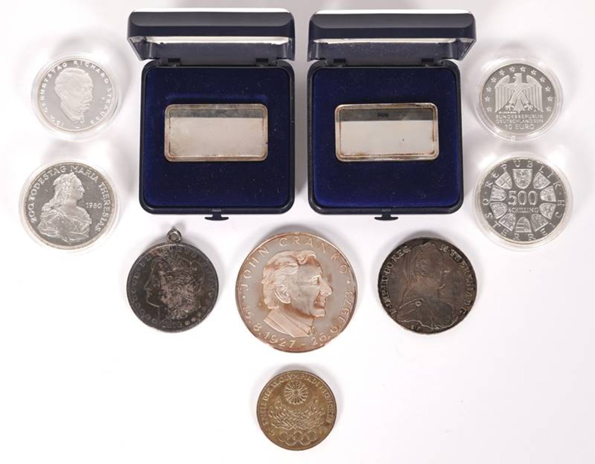 Convolute silver coins and medals - Image 2 of 2