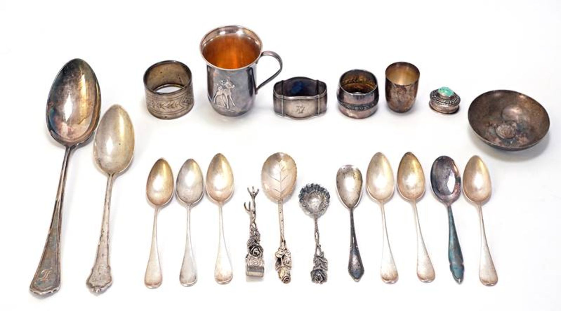 Mixed lot silver