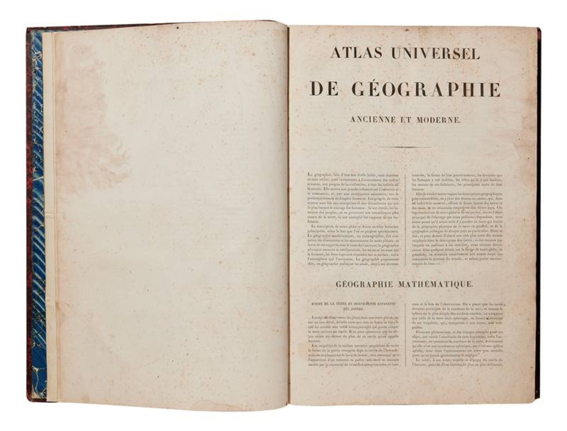 Atlas Universel de Géographie ancienne et moderne. - Image 2 of 6