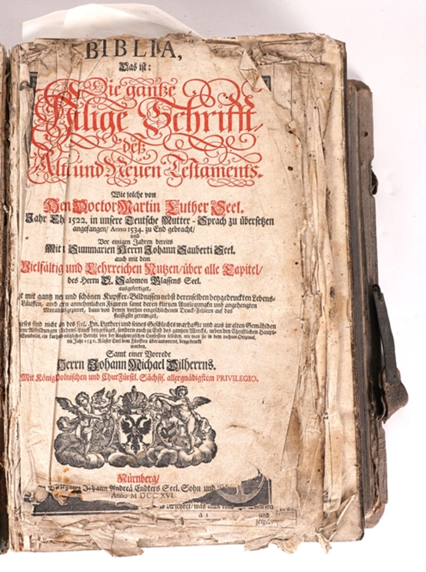 Martin Luther Biblia - Image 3 of 8
