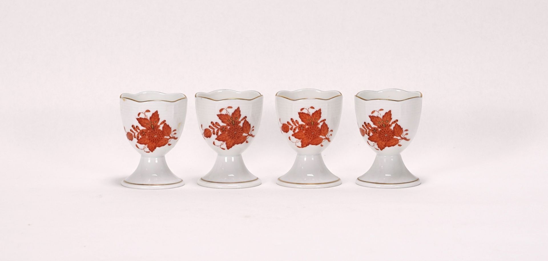 Four egg cups Herend