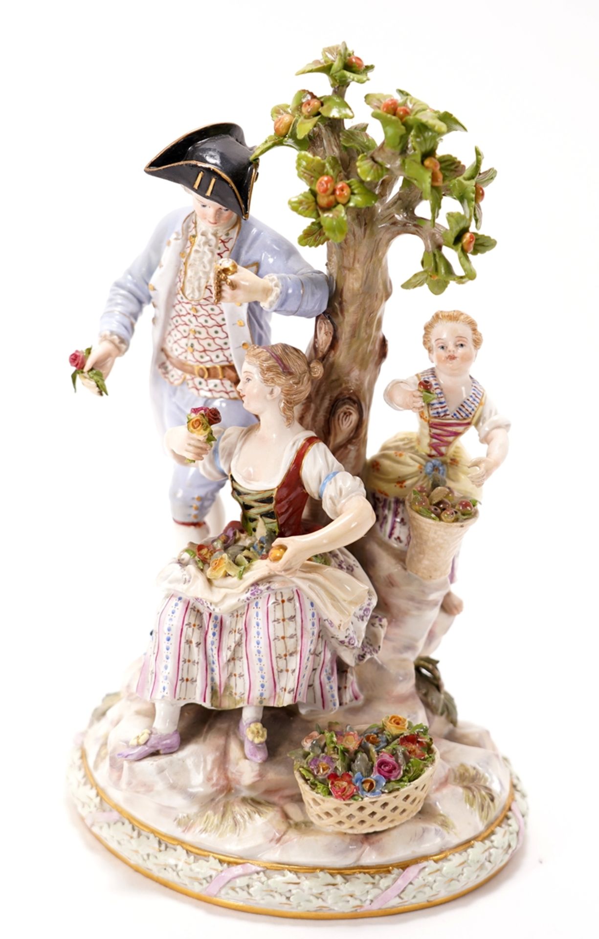 Large Gardener's Group Meissen - Image 3 of 7