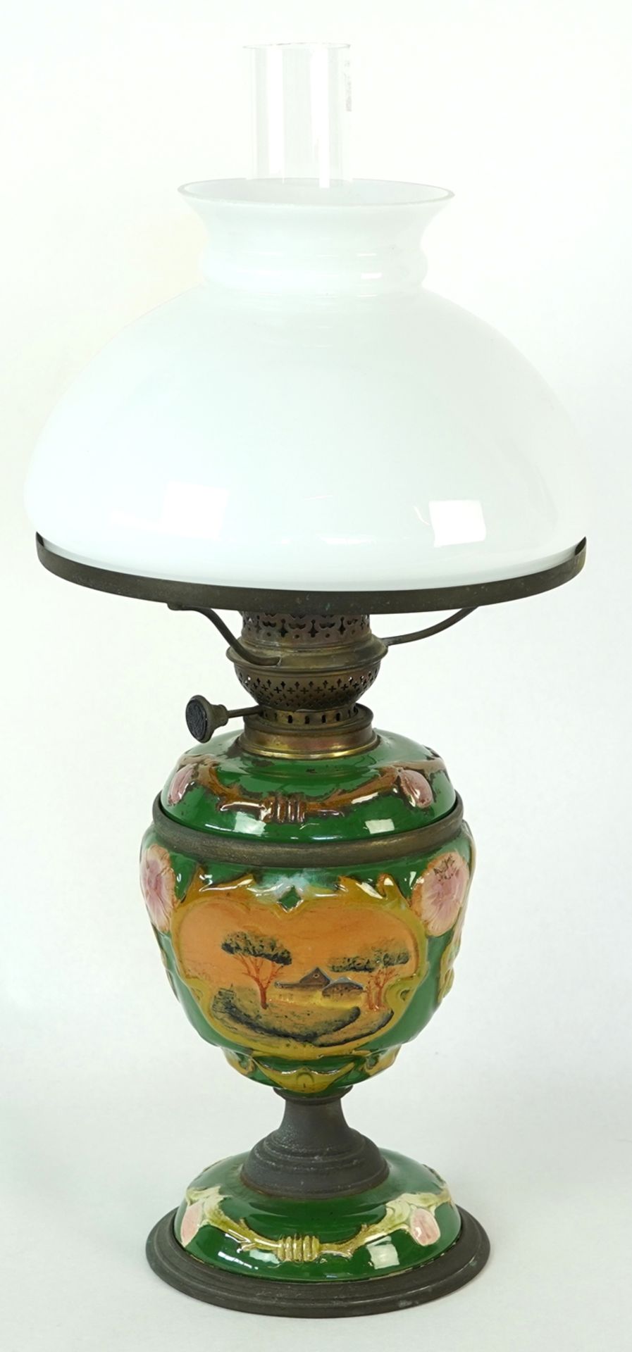 Jugendstil Petroleumlampe