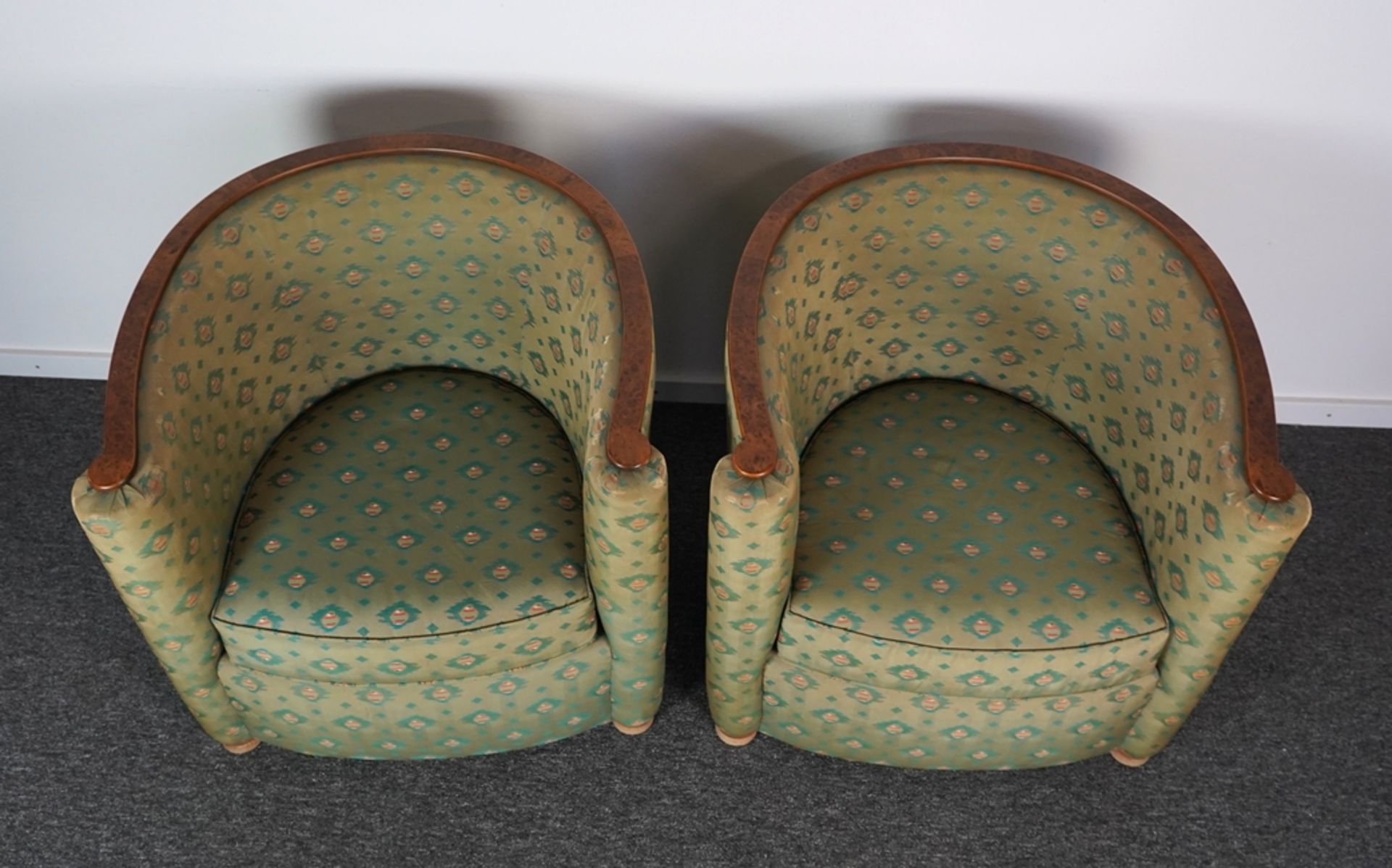 Pair of Art Deco armchairs - Image 2 of 6