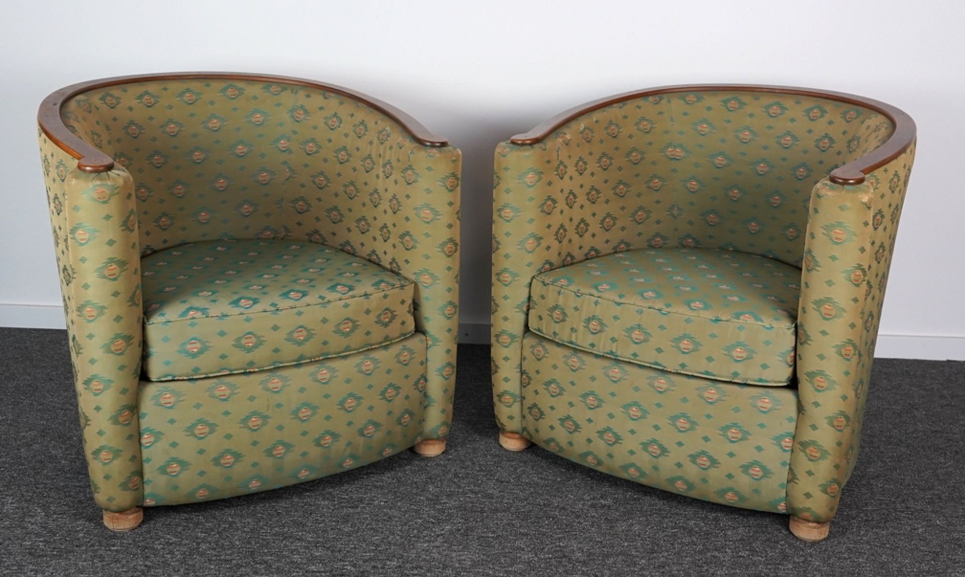 Pair of Art Deco armchairs