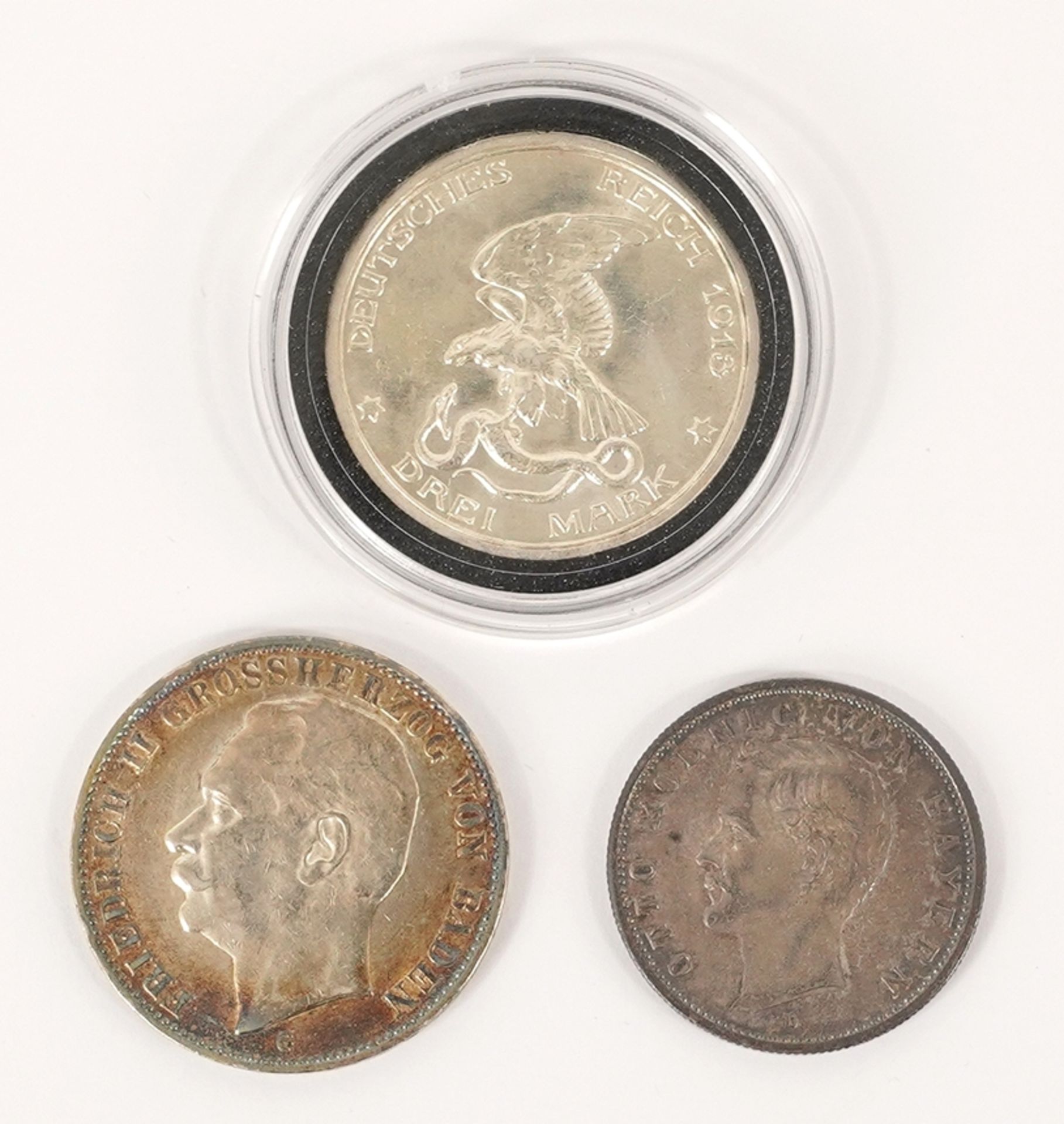 Three Coins German Empire - Image 2 of 2