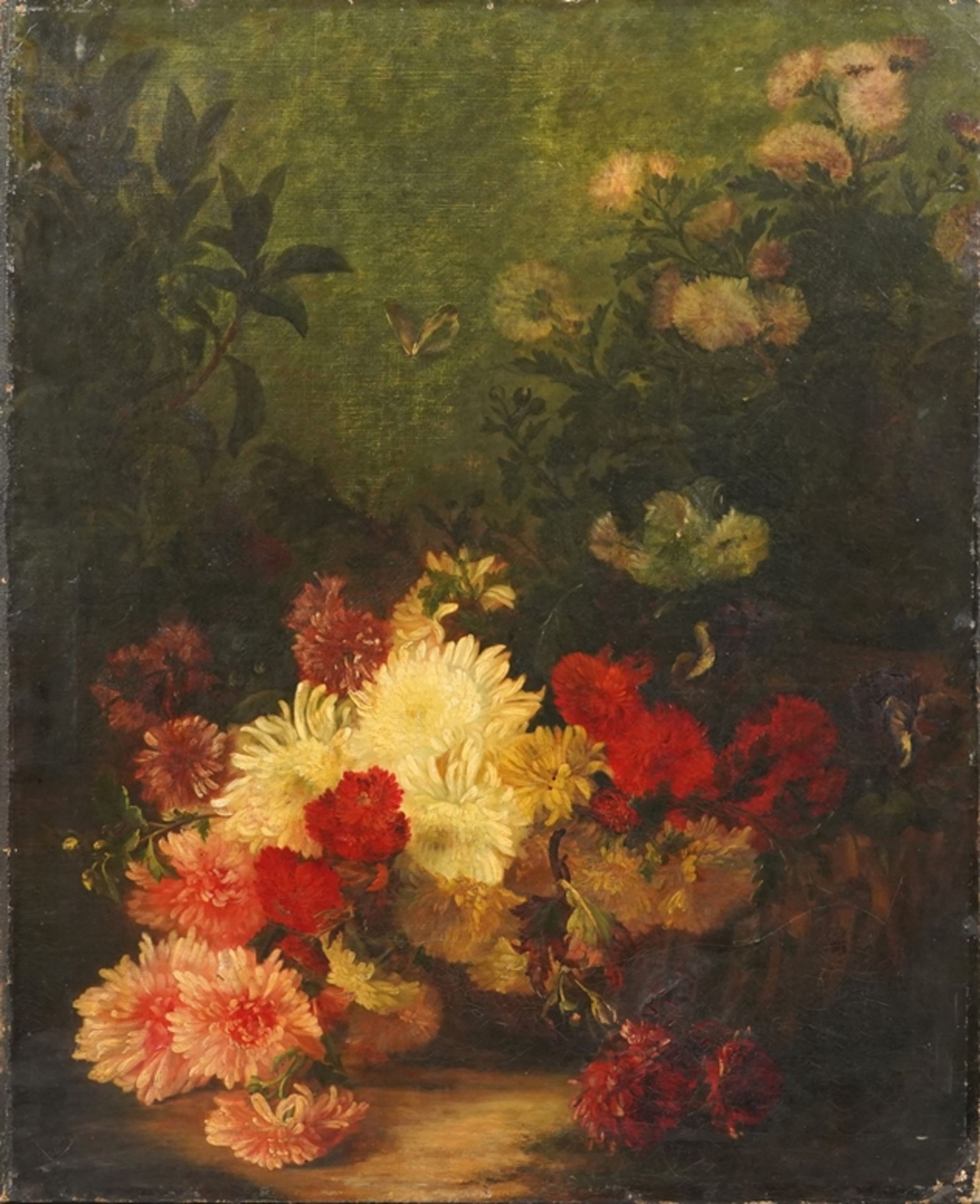 Baroque still life with flowers 