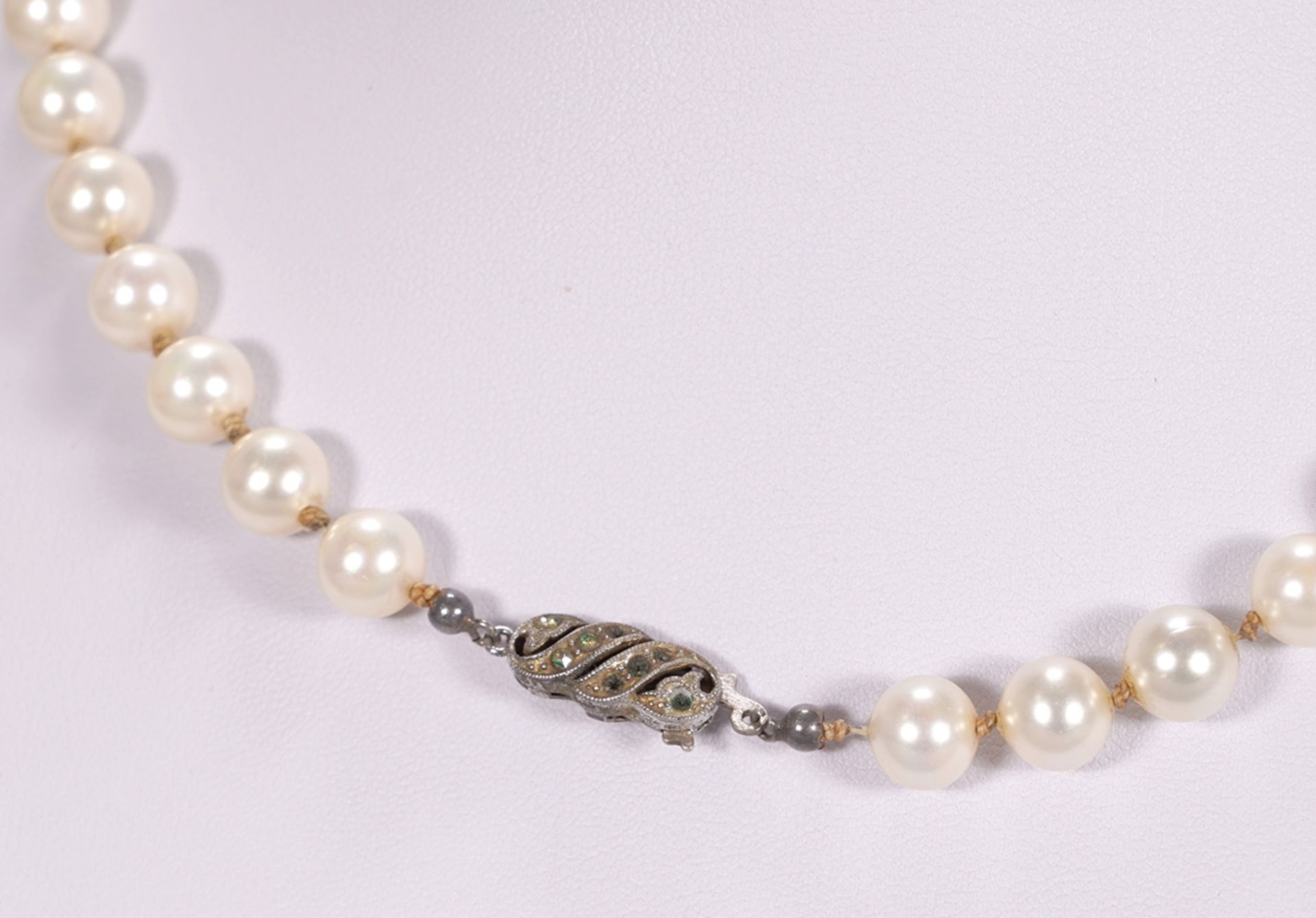 Art Nouveau Pearl Necklace - Image 2 of 2