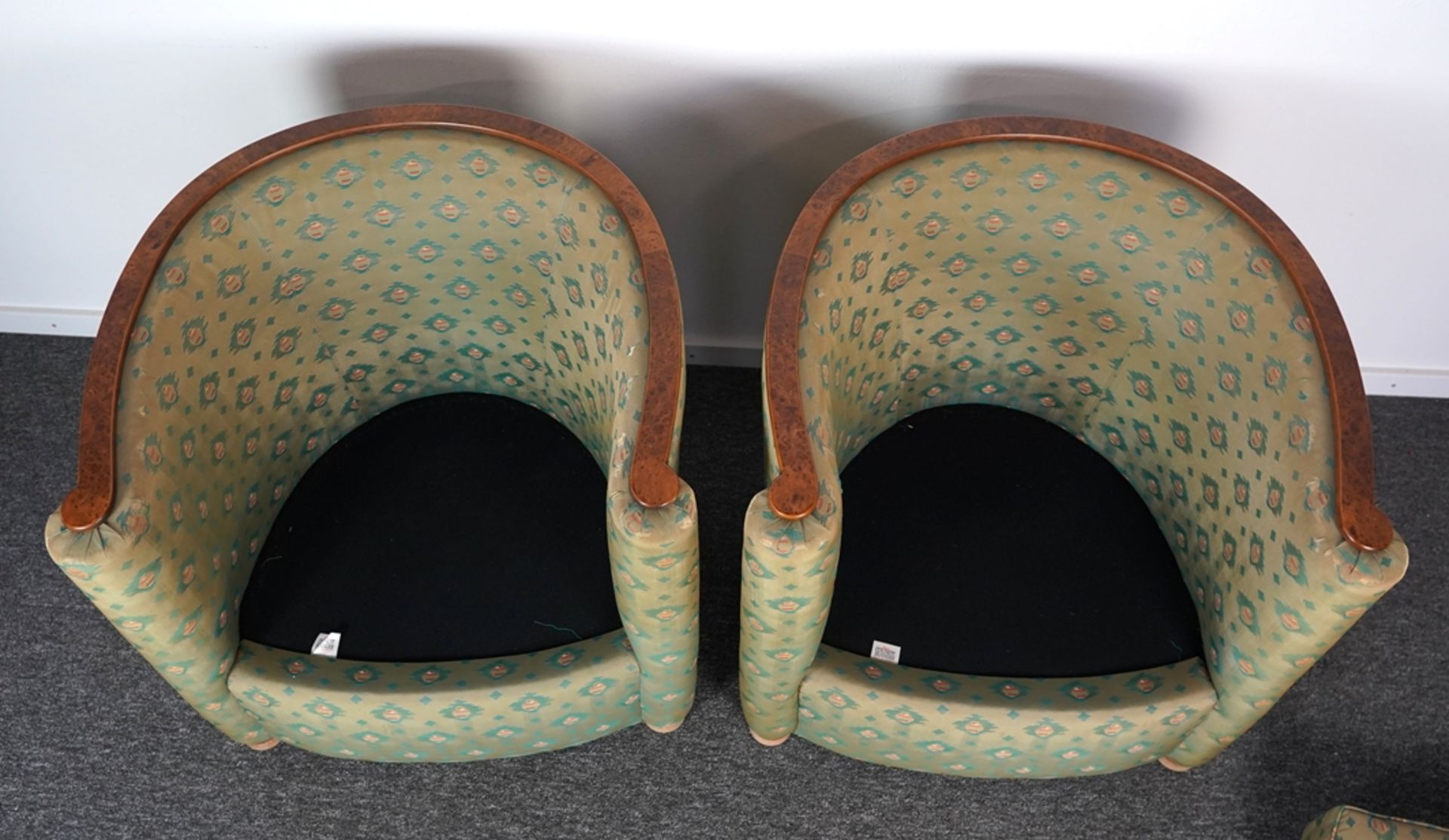 Pair of Art Deco armchairs - Image 3 of 6